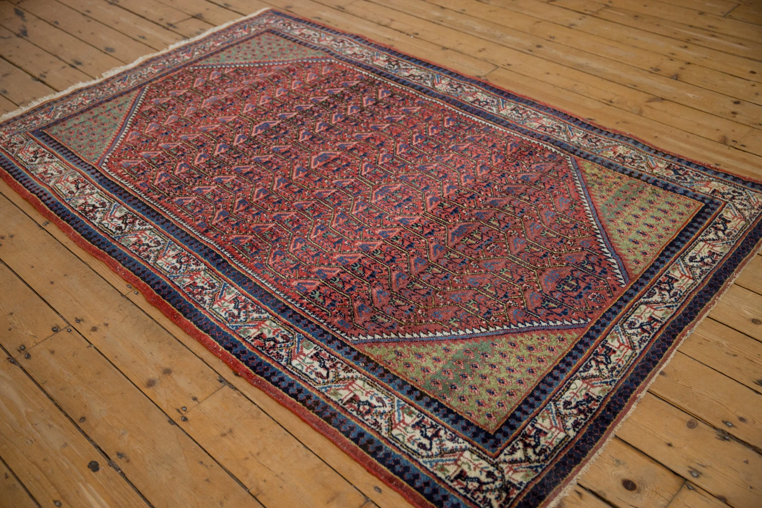 4.5x7 Vintage Arak Sarouk Rug - Image 7