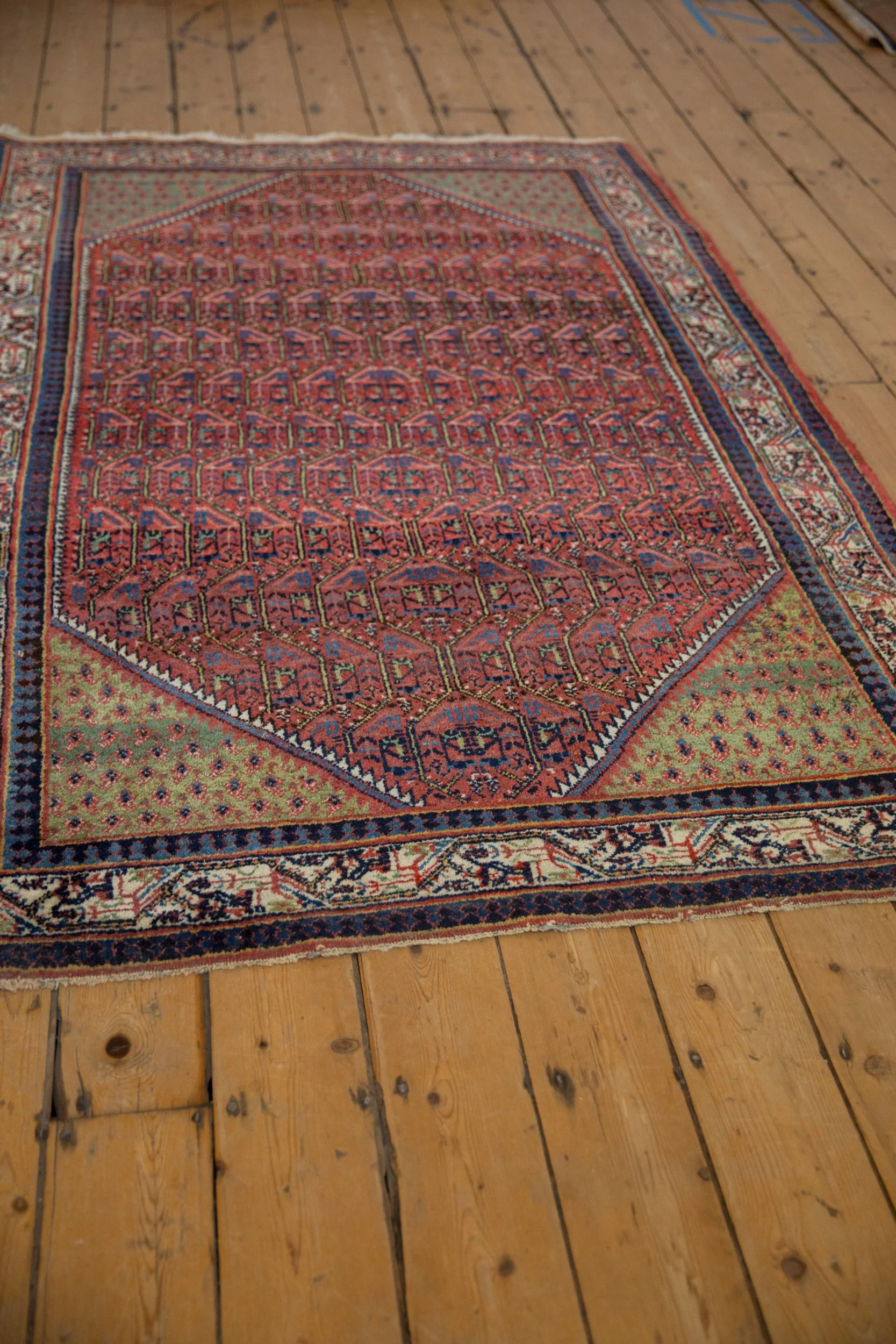 4.5x7 Vintage Arak Sarouk Rug - Image 8