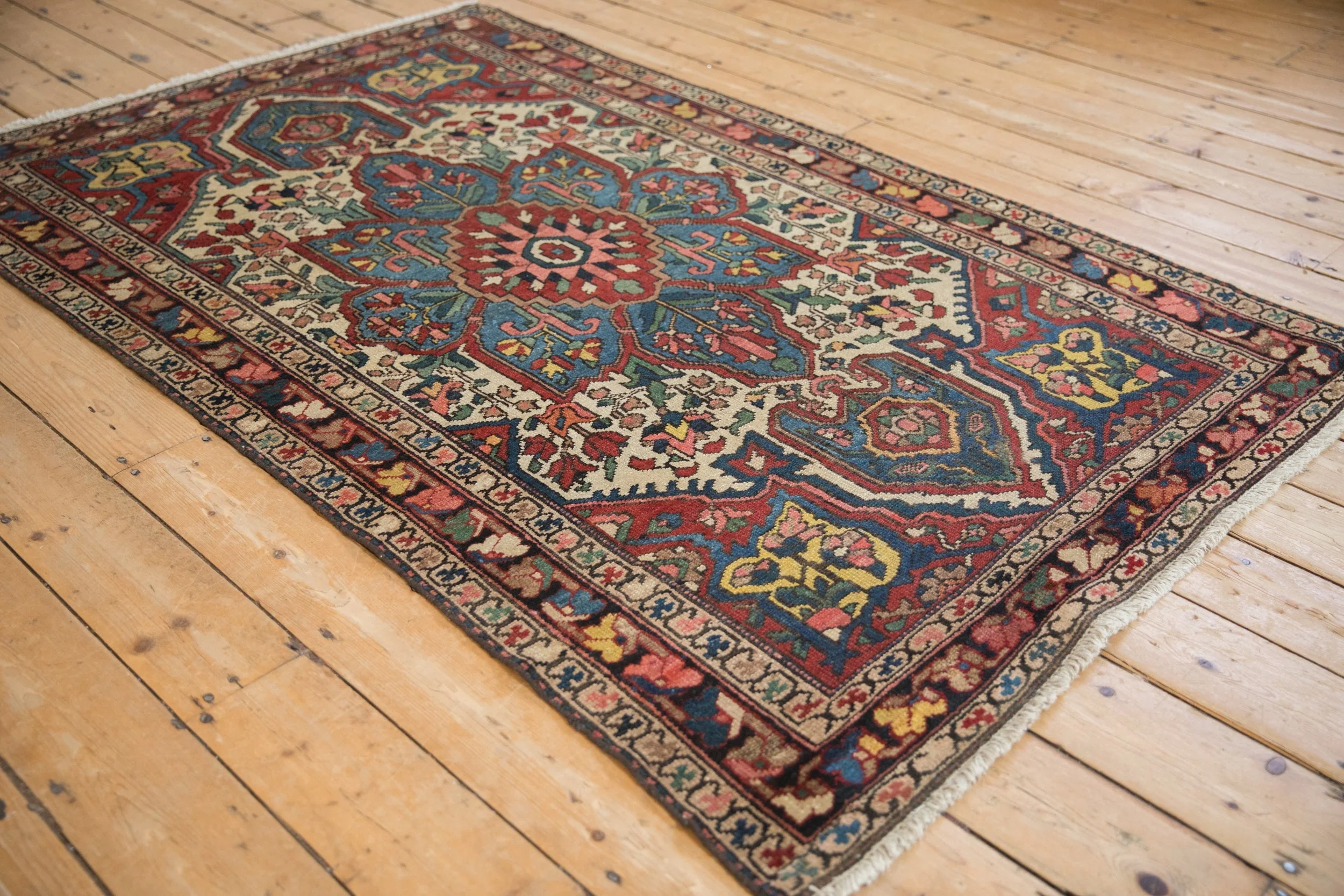 4.5x7 Vintage Baktiari Rug - Image 4