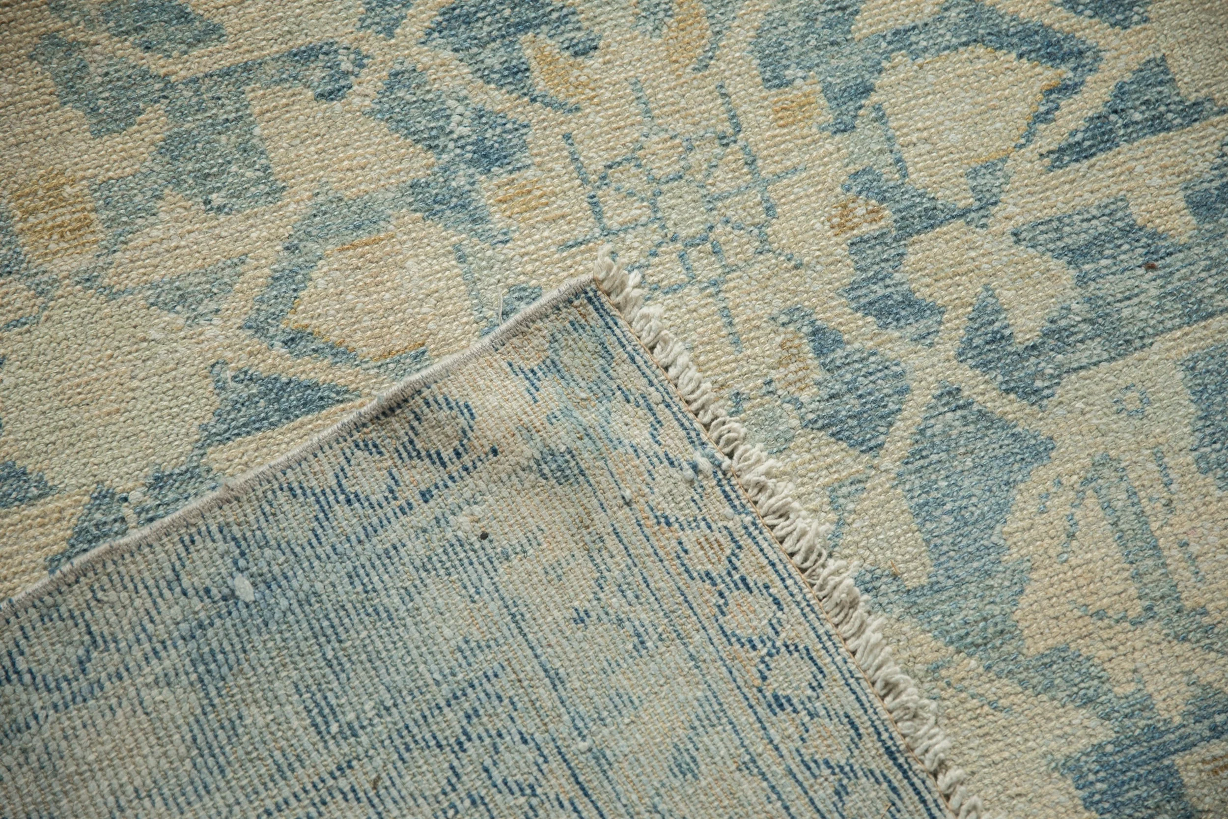 4.5x7 Vintage Distressed Hamadan Rug - Image 12