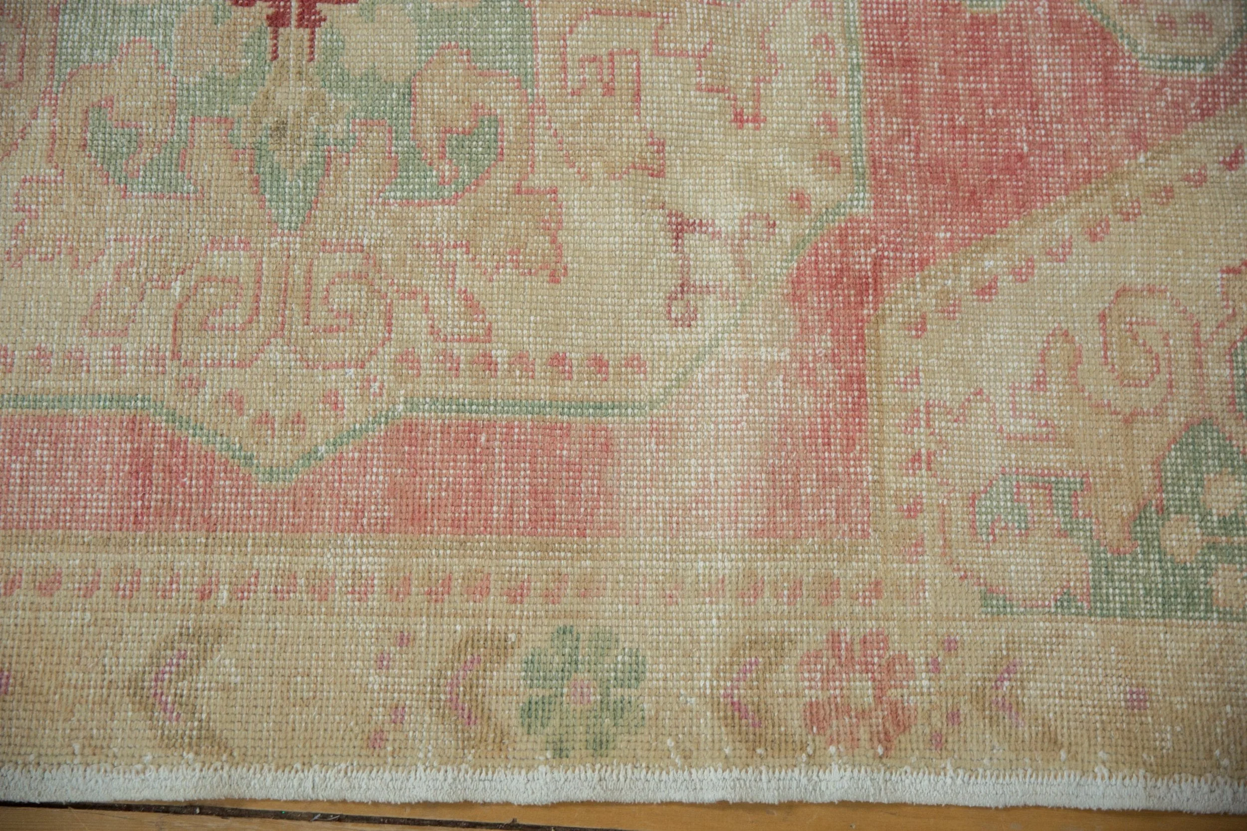 4.5x7 Vintage Distressed Oushak Rug - Image 6