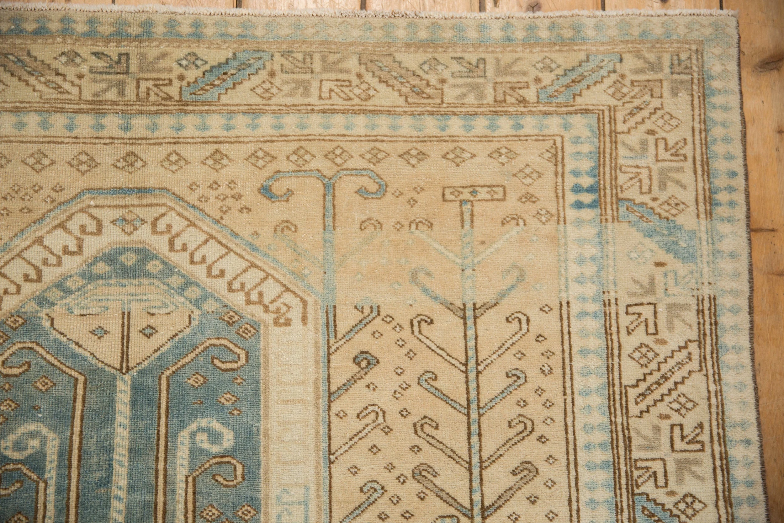 4.5x7 Vintage Distressed Oushak Rug - Image 3