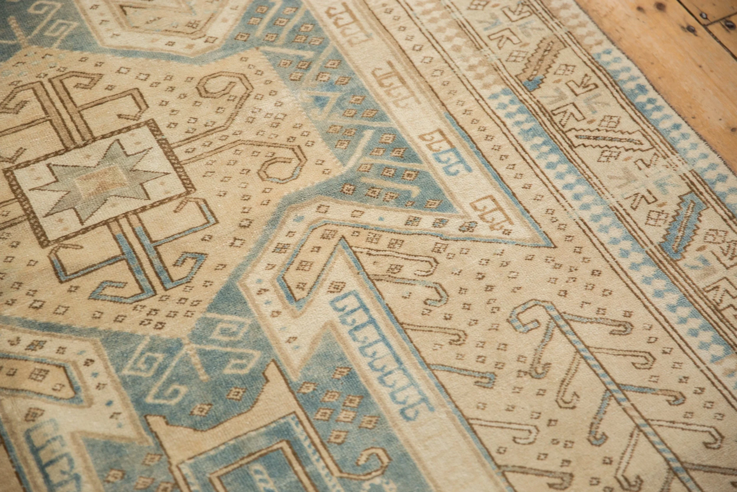 4.5x7 Vintage Distressed Oushak Rug - Image 9