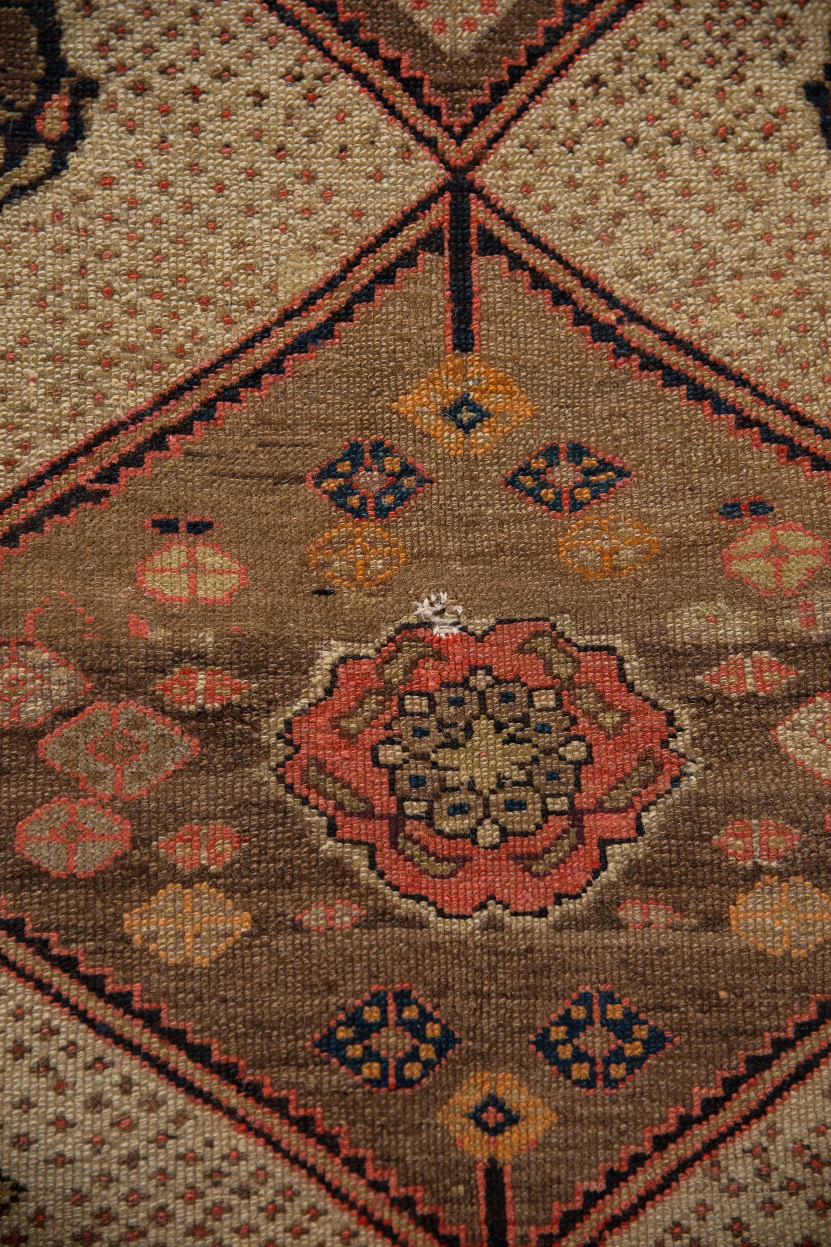 4.5x7 Vintage Fine Malayer Rug - Image 11