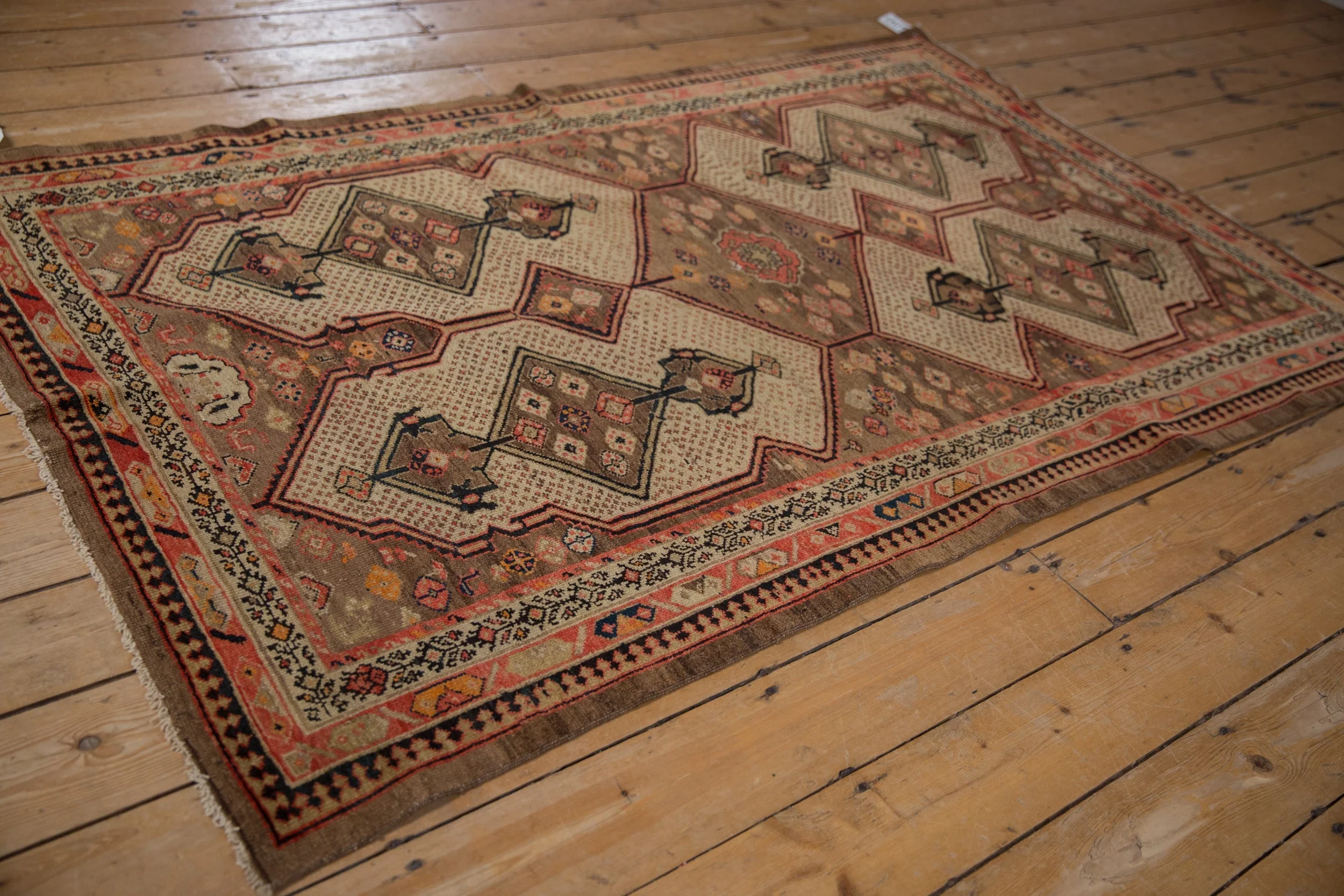 4.5x7 Vintage Fine Malayer Rug - Image 5