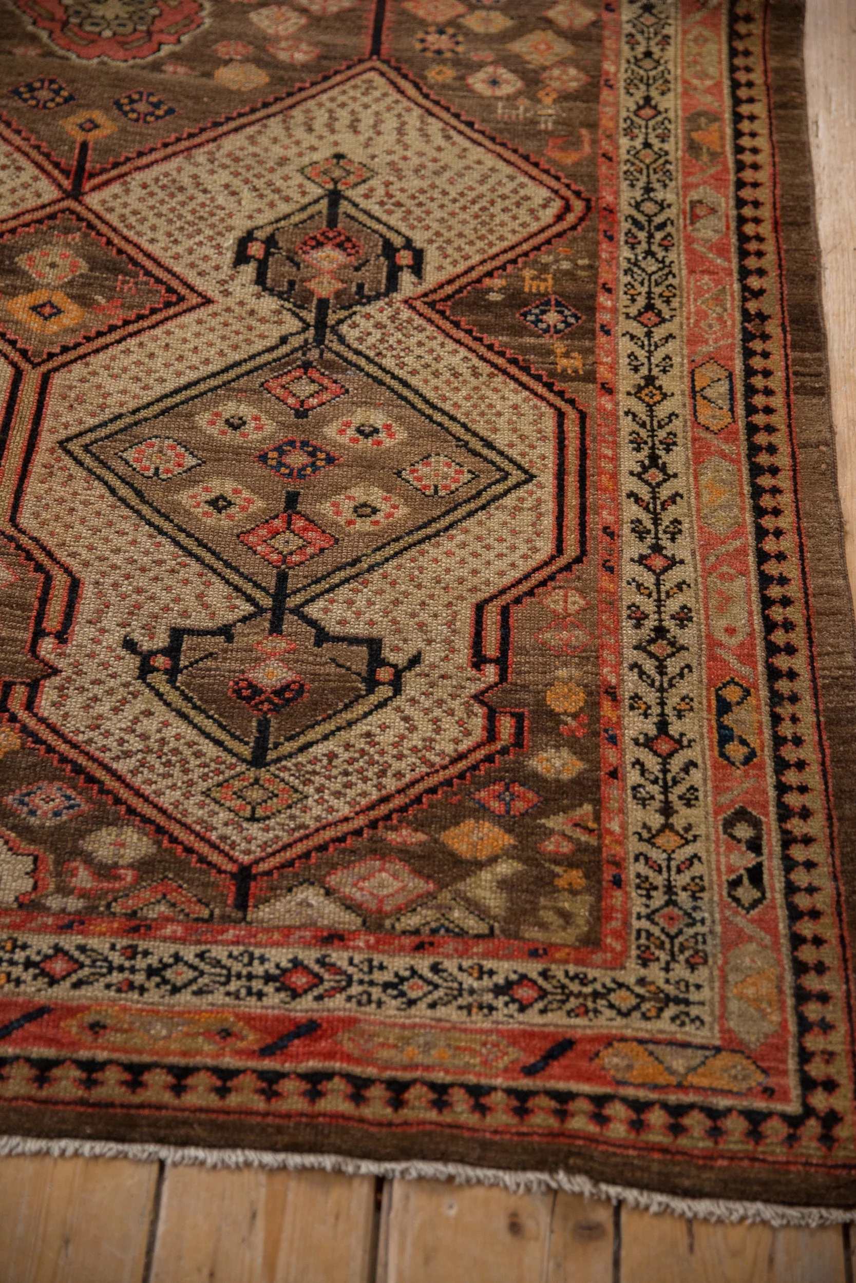 4.5x7 Vintage Fine Malayer Rug - Image 9