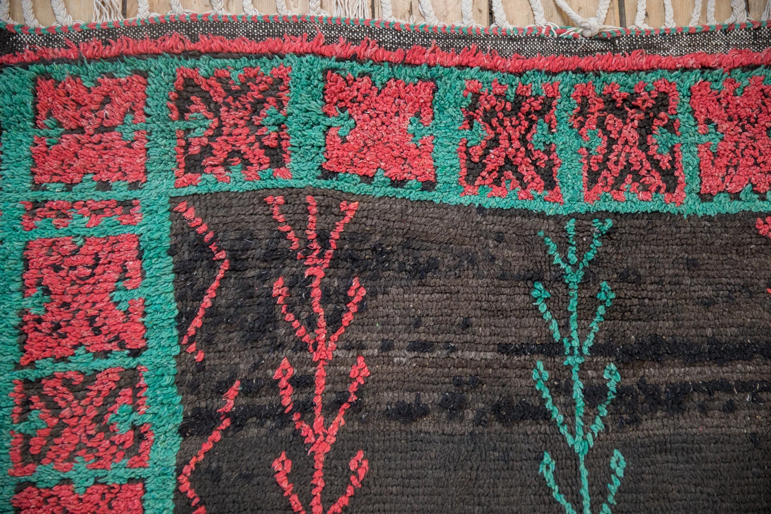 4.5x7 Vintage Moroccan Rug - Image 3