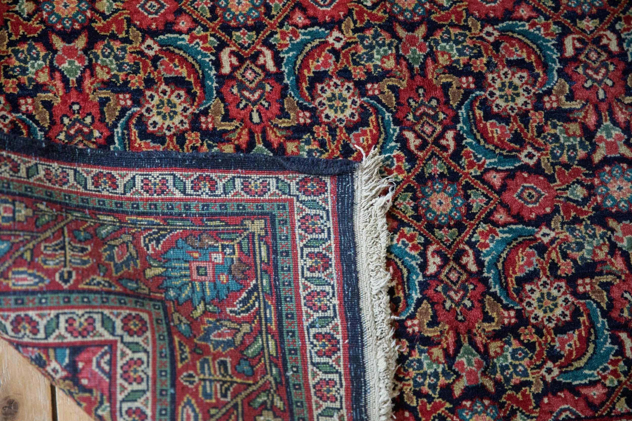4.5x7 Vintage Sarouk Rug - Image 10