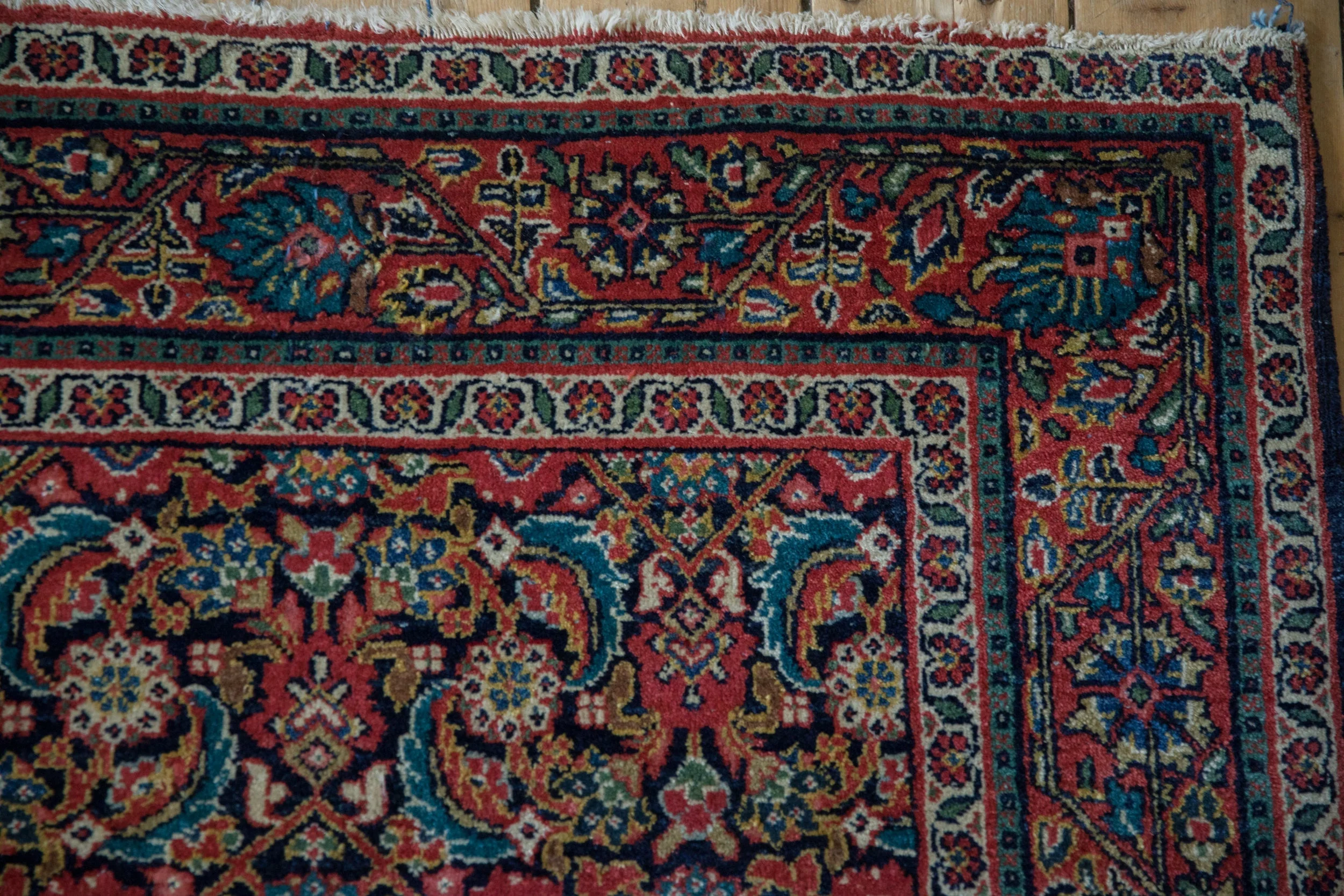 4.5x7 Vintage Sarouk Rug - Image 3