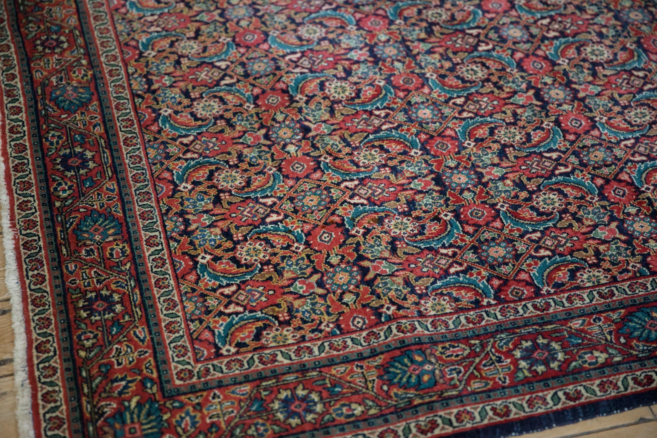 4.5x7 Vintage Sarouk Rug - Image 5