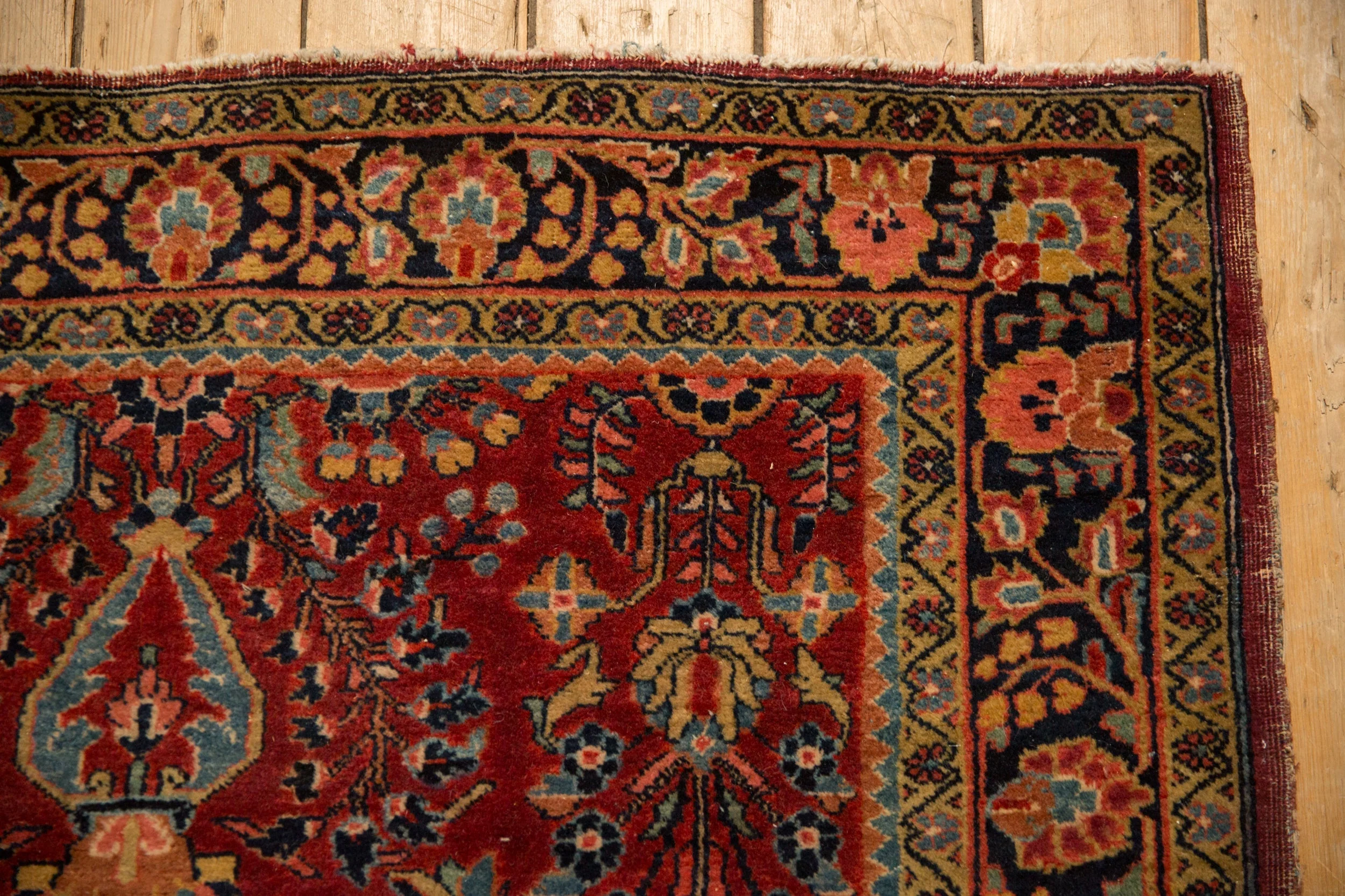 4.5x7 Vintage Sarouk Rug - Image 3