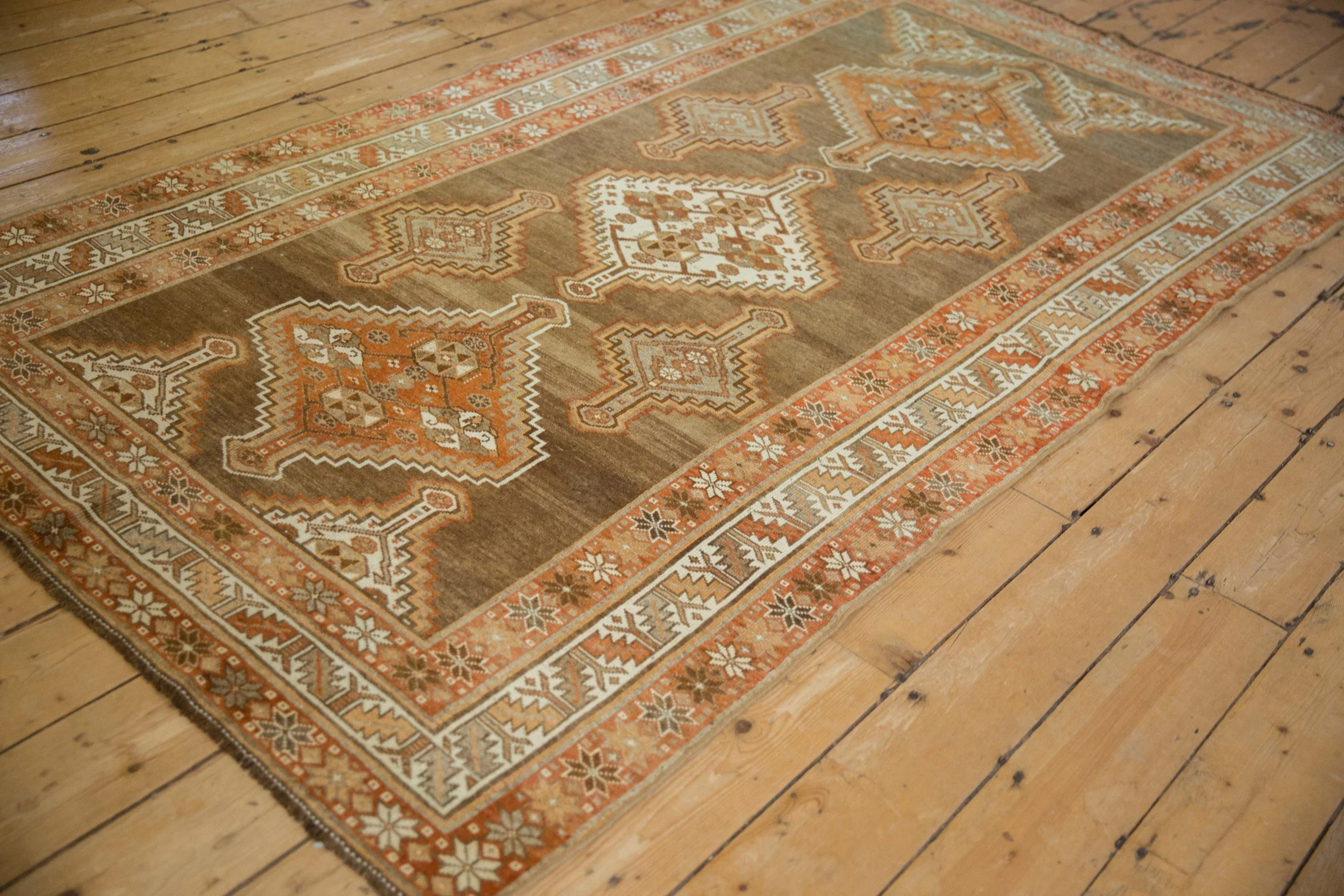 4.5x8.5 Vintage Distressed Kurd Rug - Image 6