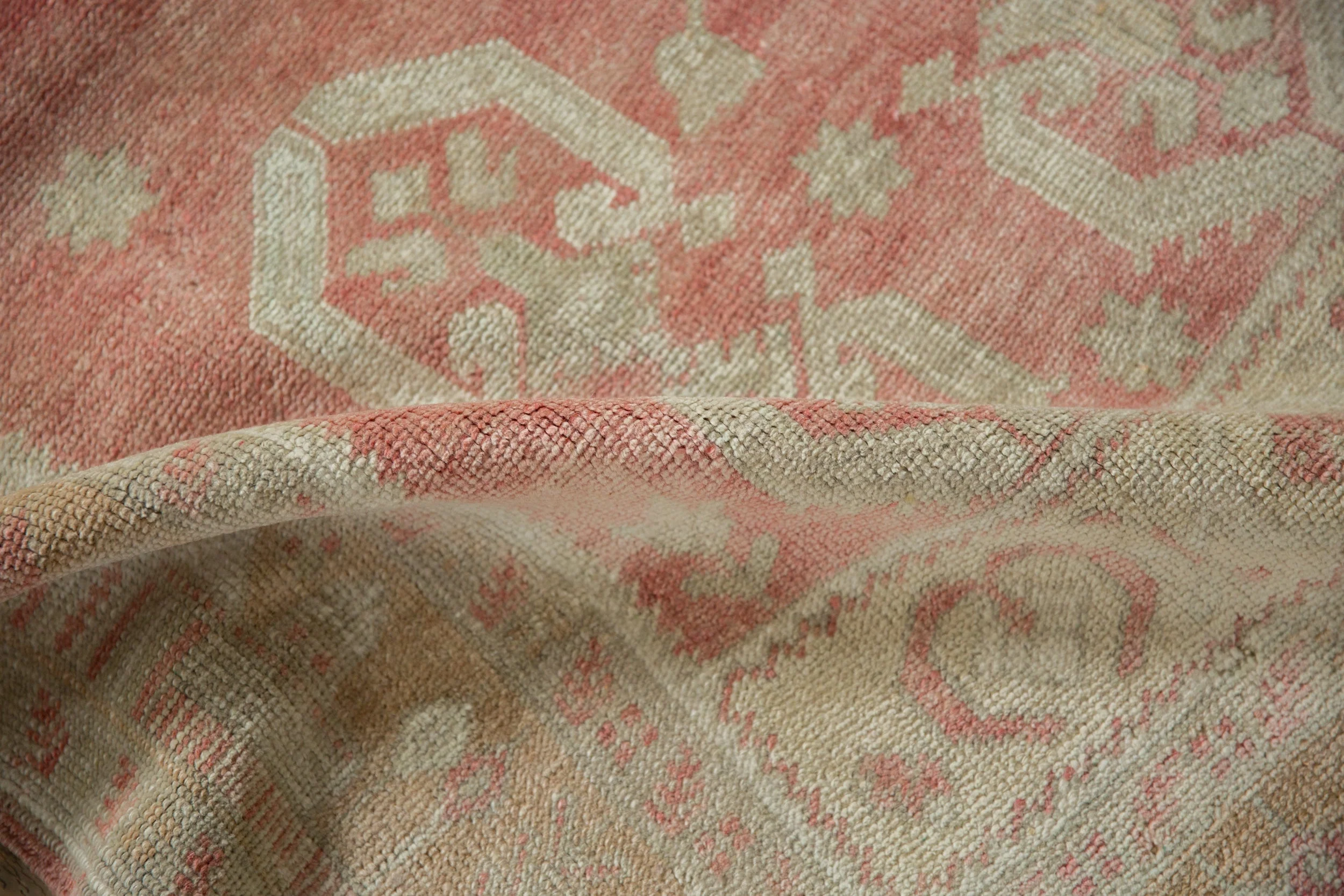 4.5x8.5 Vintage Distressed Oushak Rug - Image 11