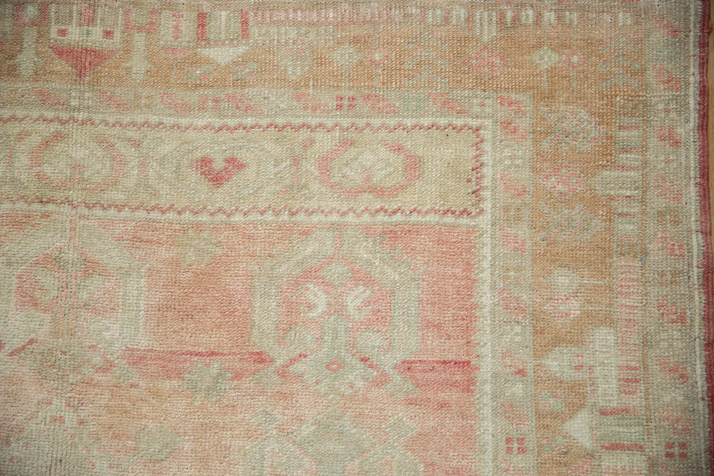 4.5x8.5 Vintage Distressed Oushak Rug - Image 3