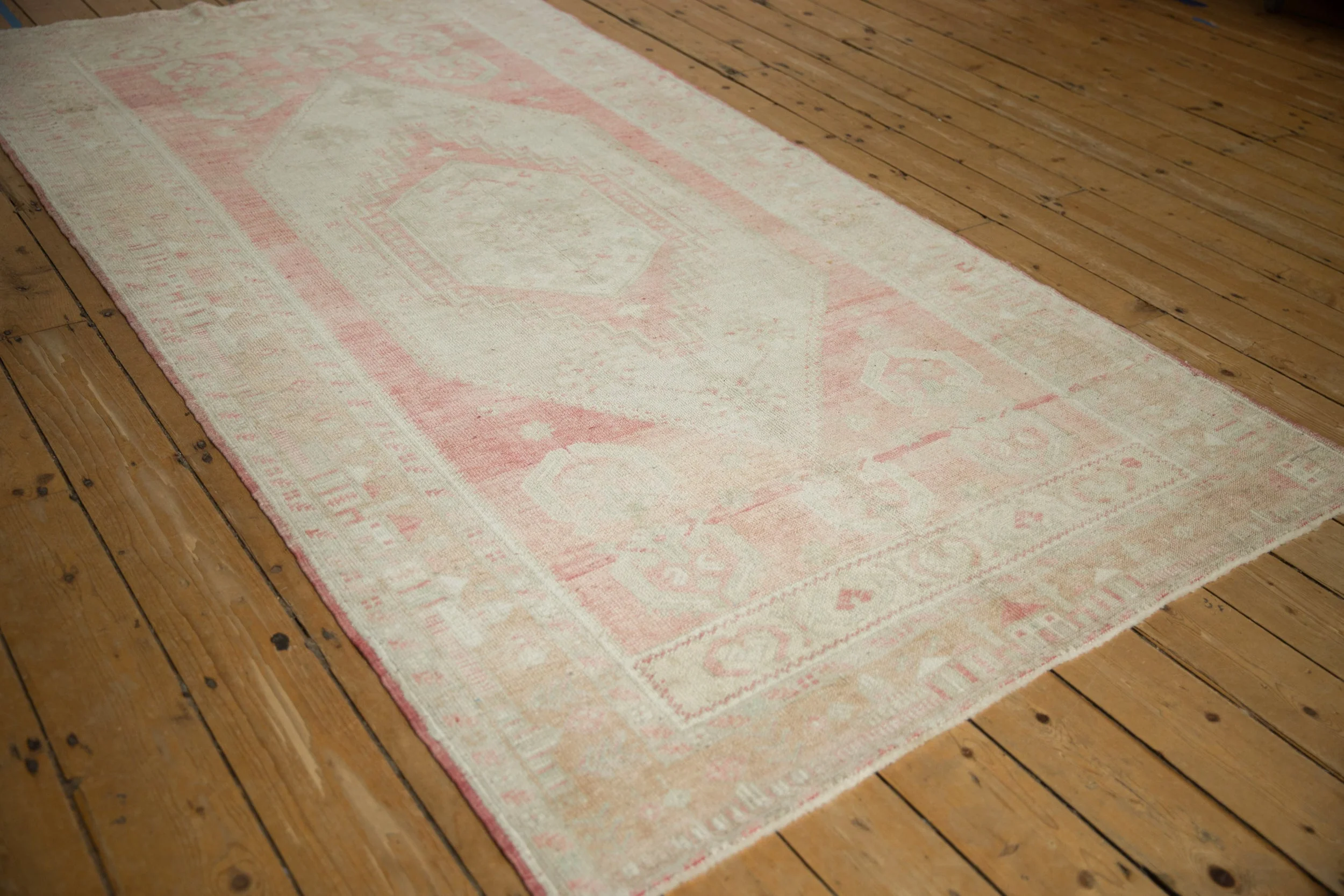 4.5x8.5 Vintage Distressed Oushak Rug - Image 4