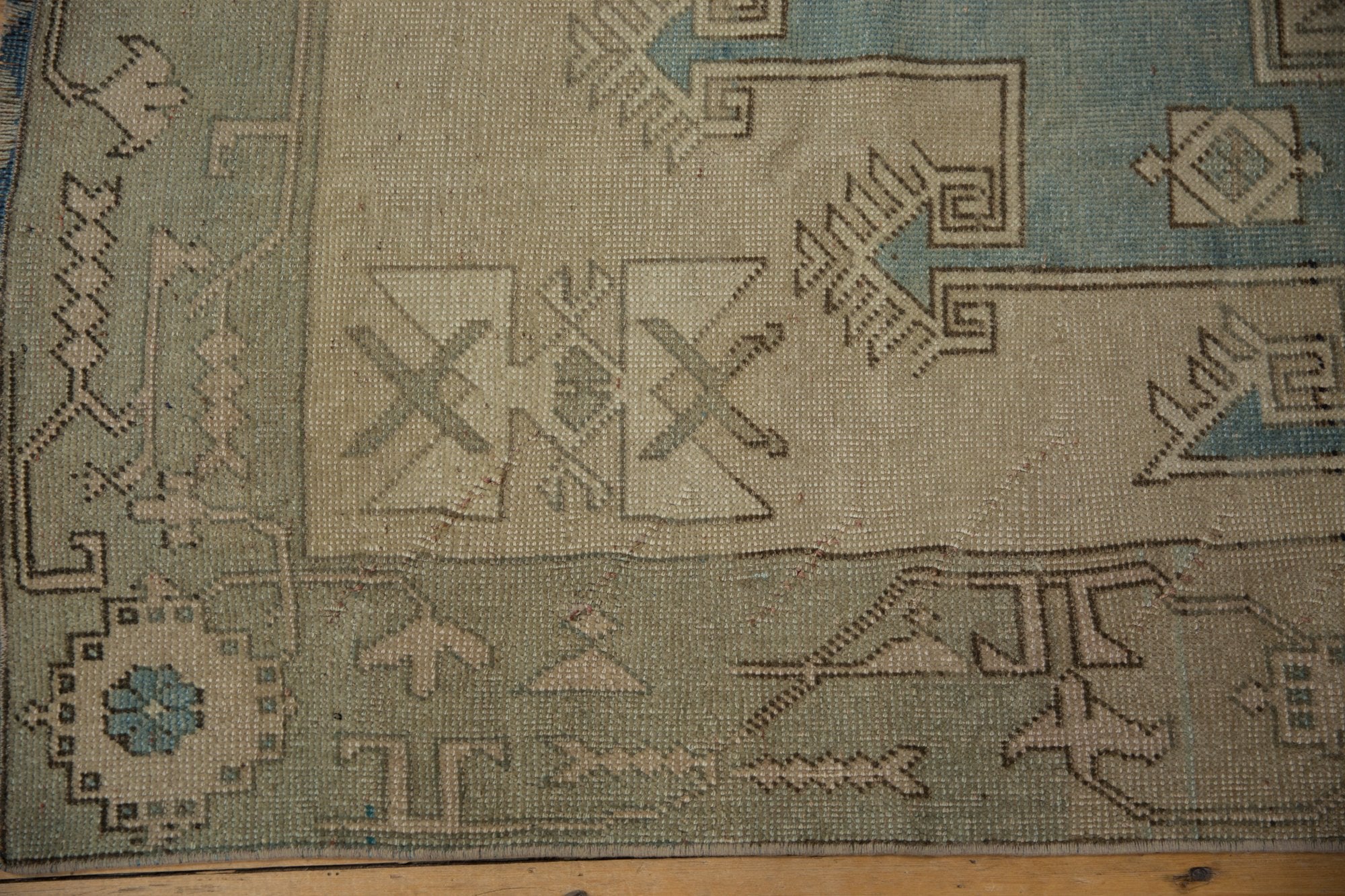 4.5x8.5 Vintage Distressed Oushak Rug - Image 10