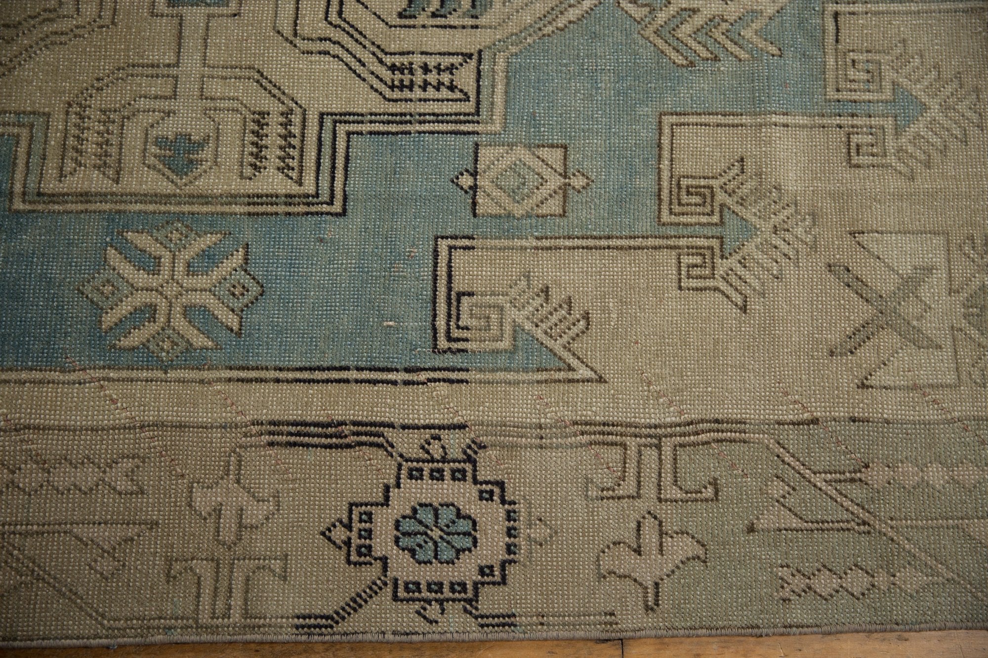 4.5x8.5 Vintage Distressed Oushak Rug - Image 5