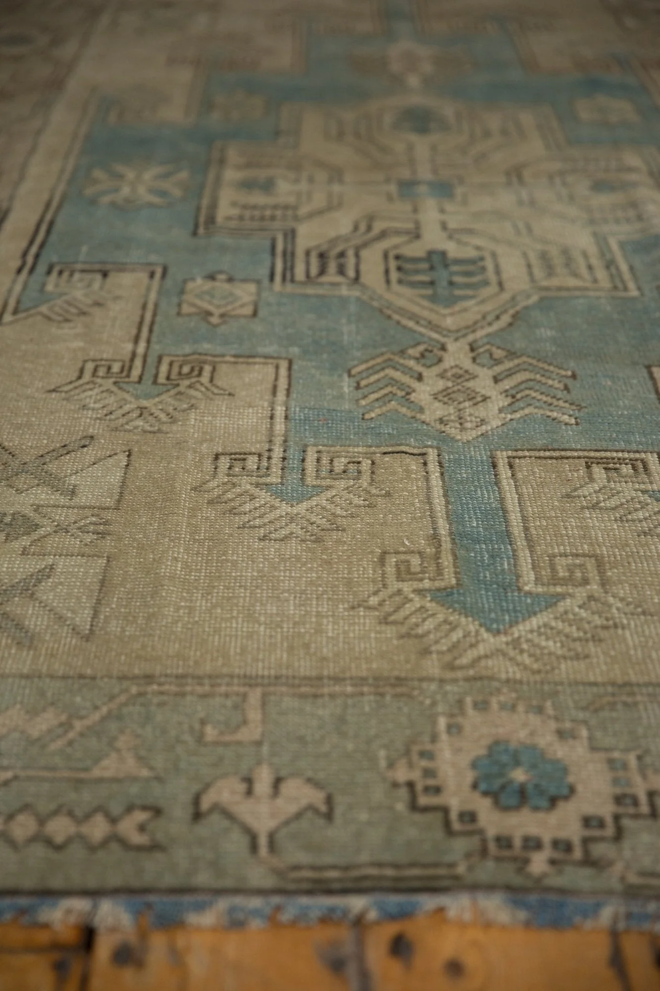 4.5x8.5 Vintage Distressed Oushak Rug - Image 7
