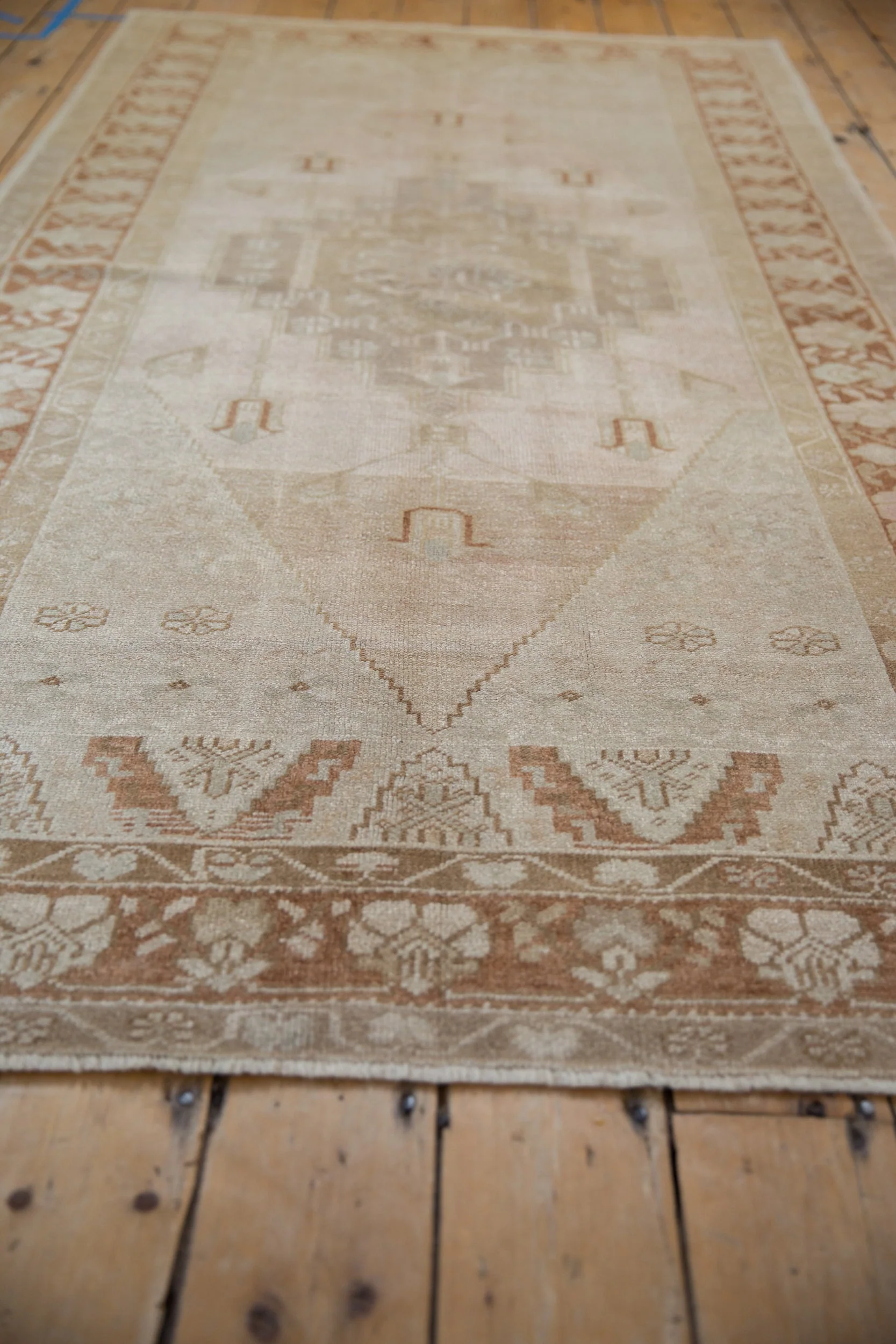 4.5x8.5 Vintage Distressed Oushak Rug - Image 3