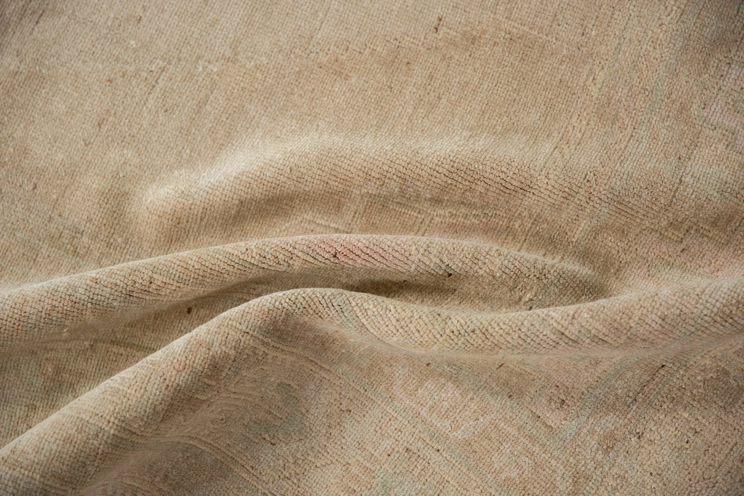 4.5x8 Vintage Distressed Oushak Rug - Image 10