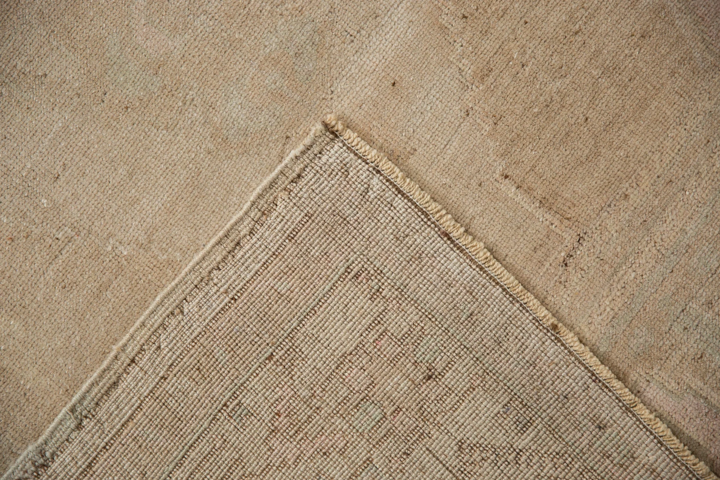 4.5x8 Vintage Distressed Oushak Rug - Image 11