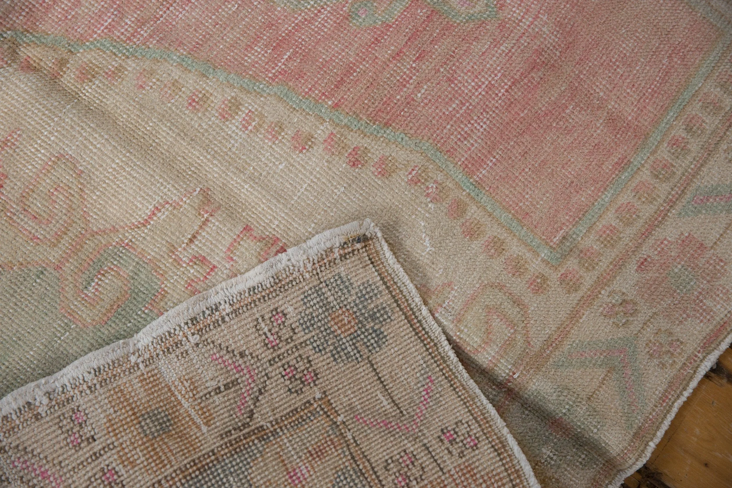 4.5x8 Vintage Distressed Oushak Rug Runner - Image 12