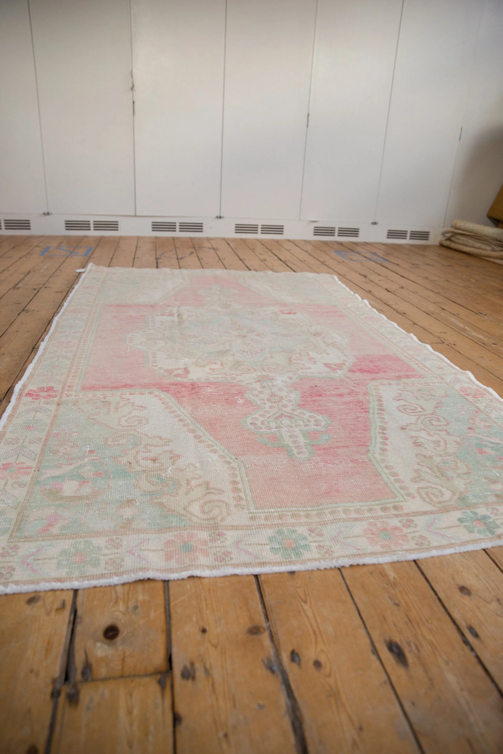 4.5x8 Vintage Distressed Oushak Rug Runner - Image 3