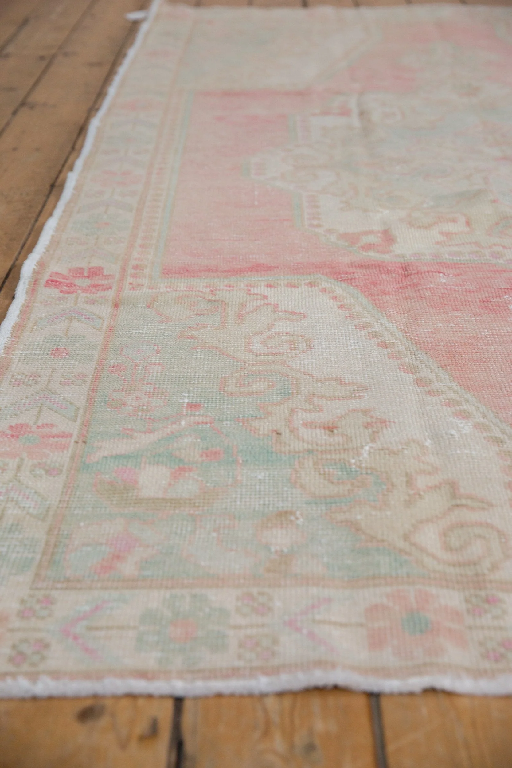 4.5x8 Vintage Distressed Oushak Rug Runner - Image 4