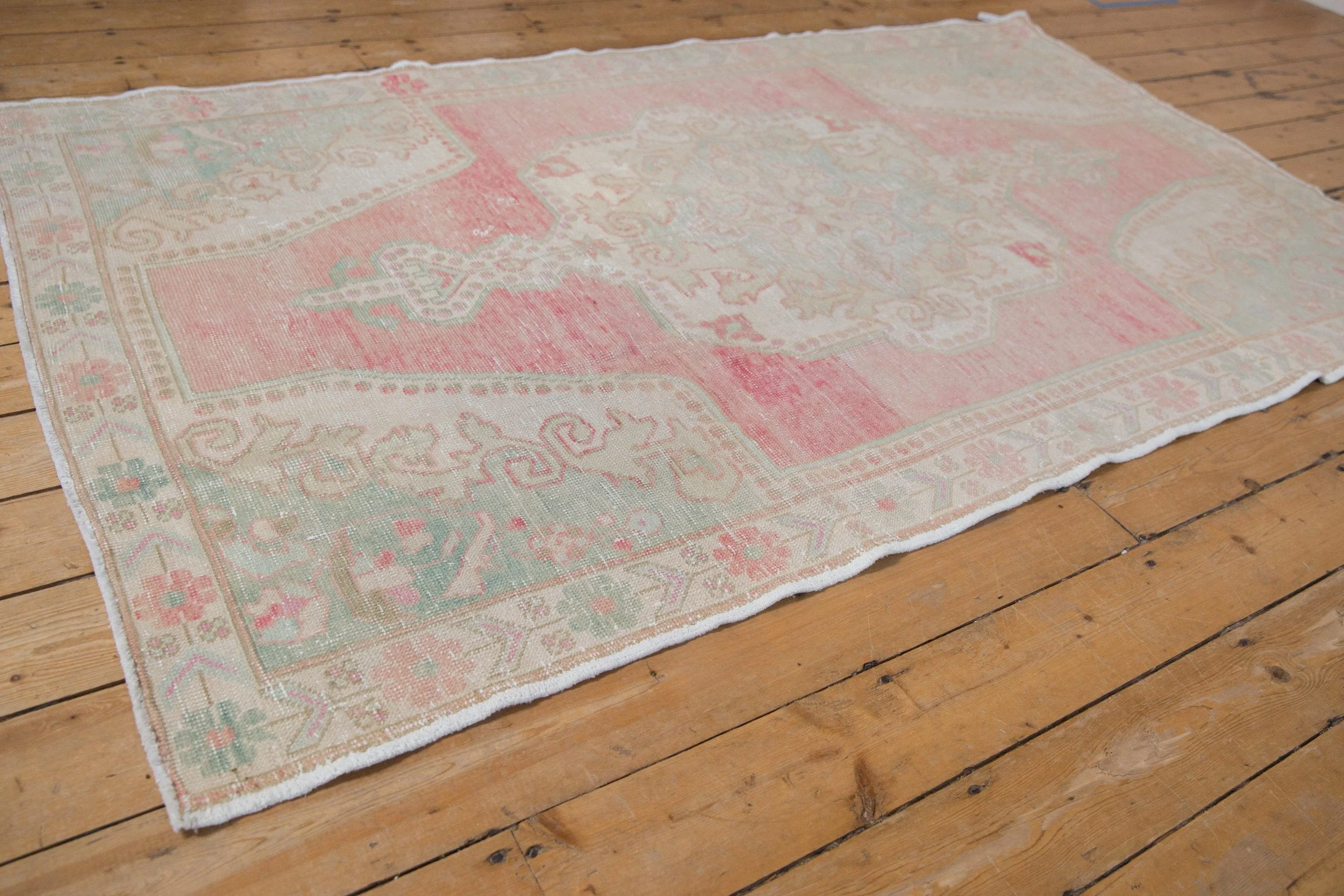 4.5x8 Vintage Distressed Oushak Rug Runner - Image 5