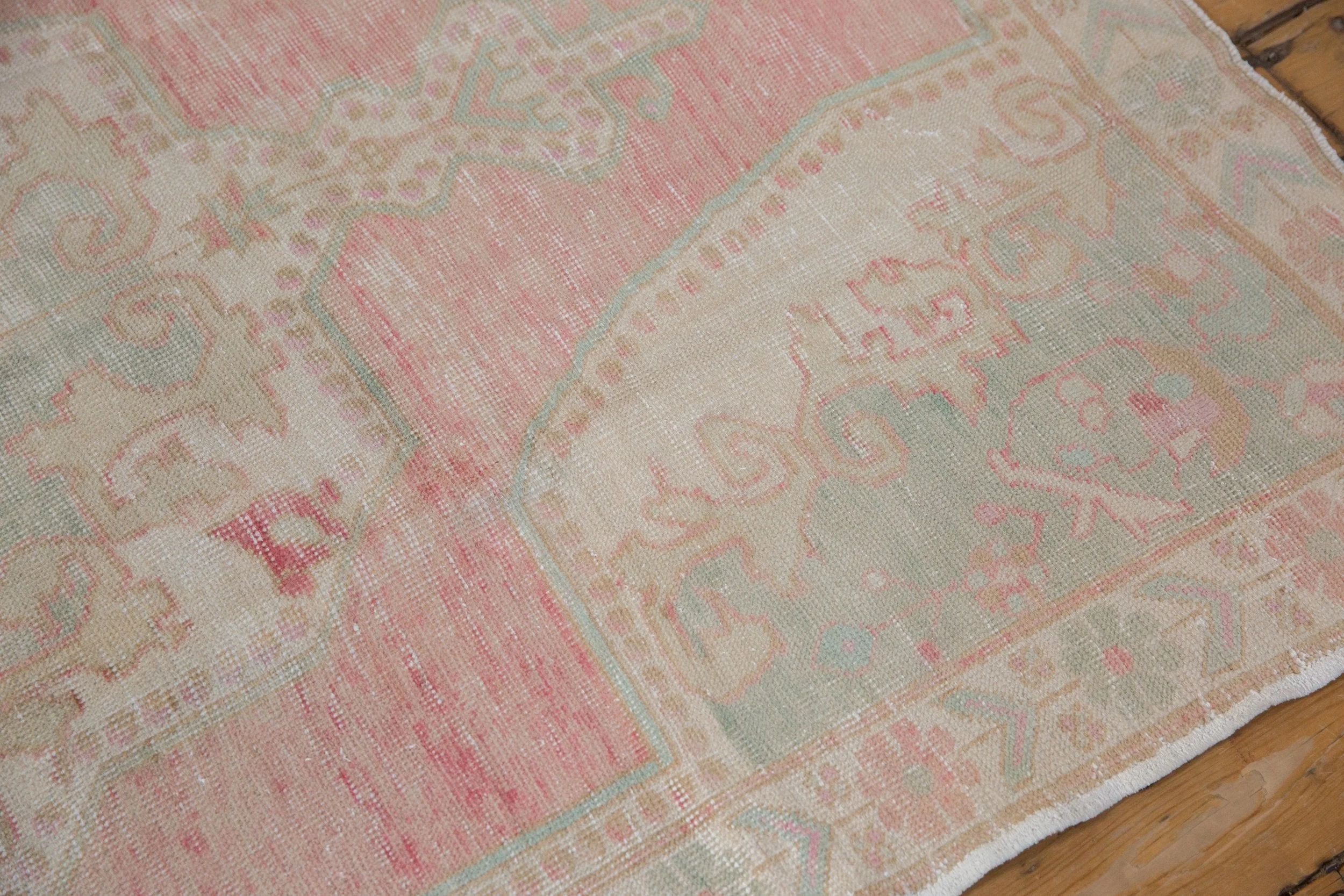 4.5x8 Vintage Distressed Oushak Rug Runner - Image 6