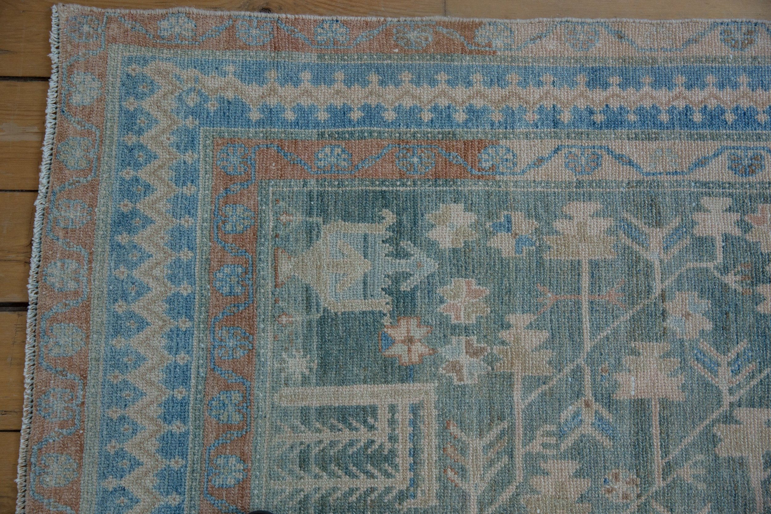4.5x8 Vintage Fine Distressed Hamadan Rug - Image 3