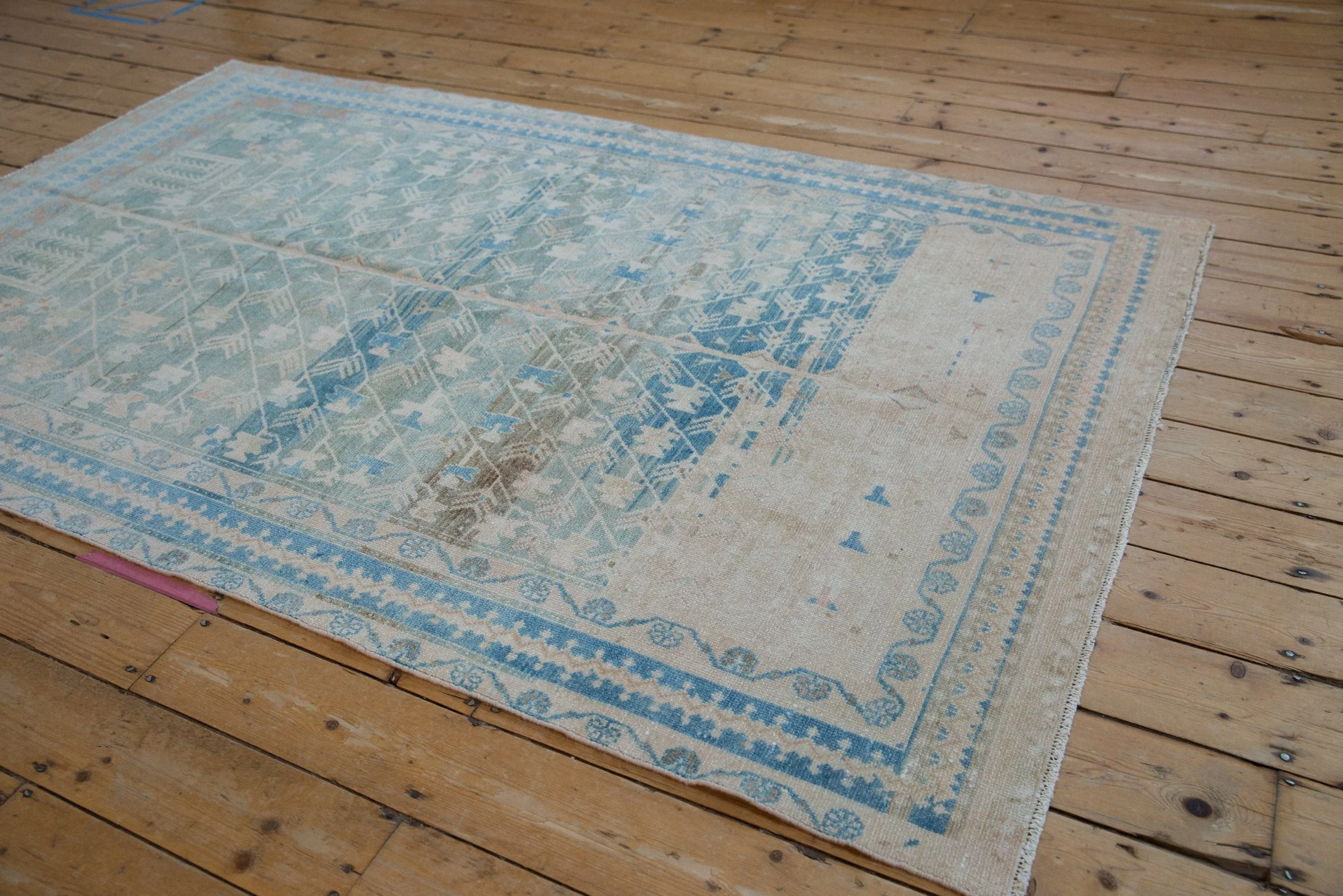 4.5x8 Vintage Fine Distressed Hamadan Rug - Image 6