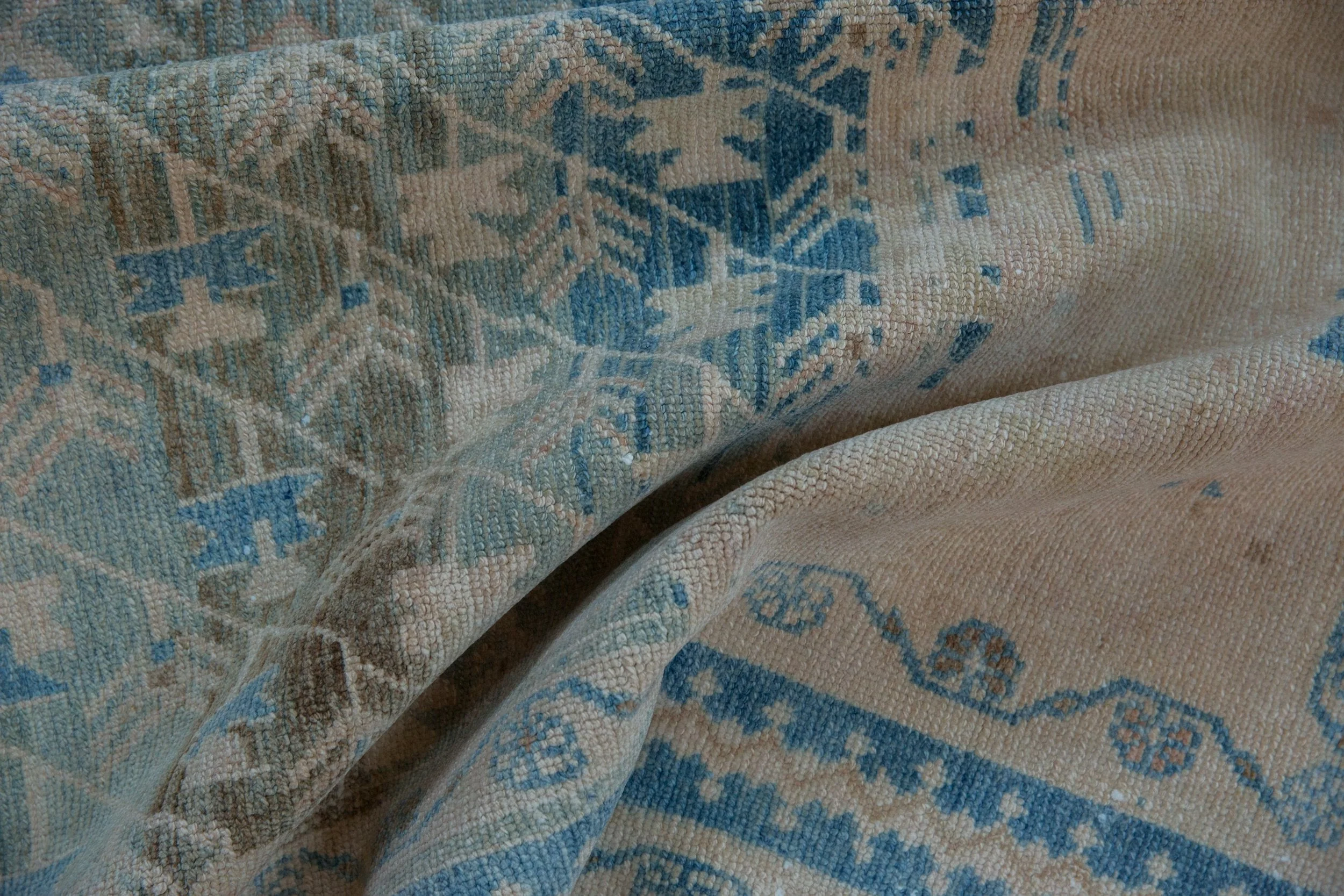 4.5x8 Vintage Fine Distressed Hamadan Rug - Image 8