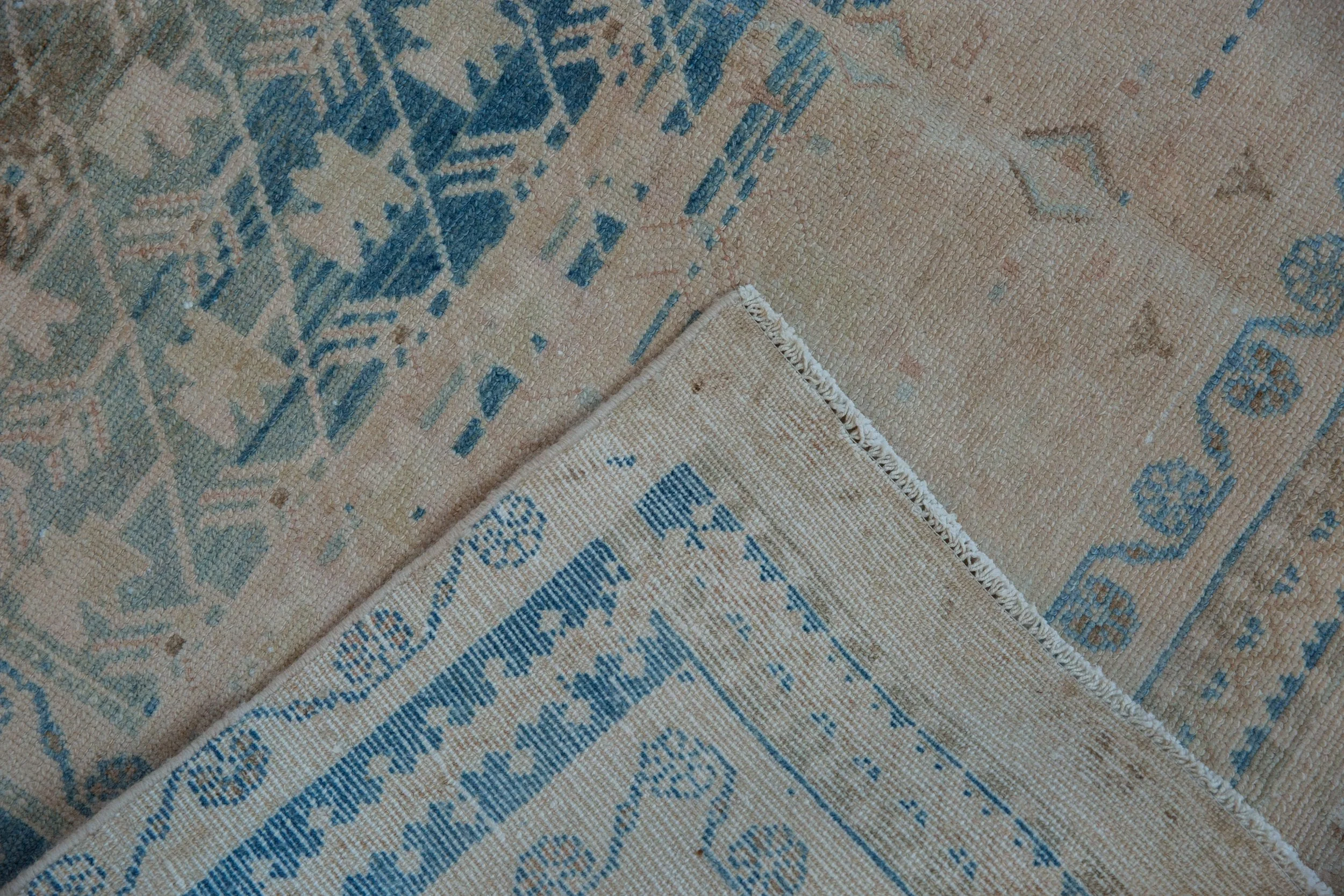 4.5x8 Vintage Fine Distressed Hamadan Rug - Image 9
