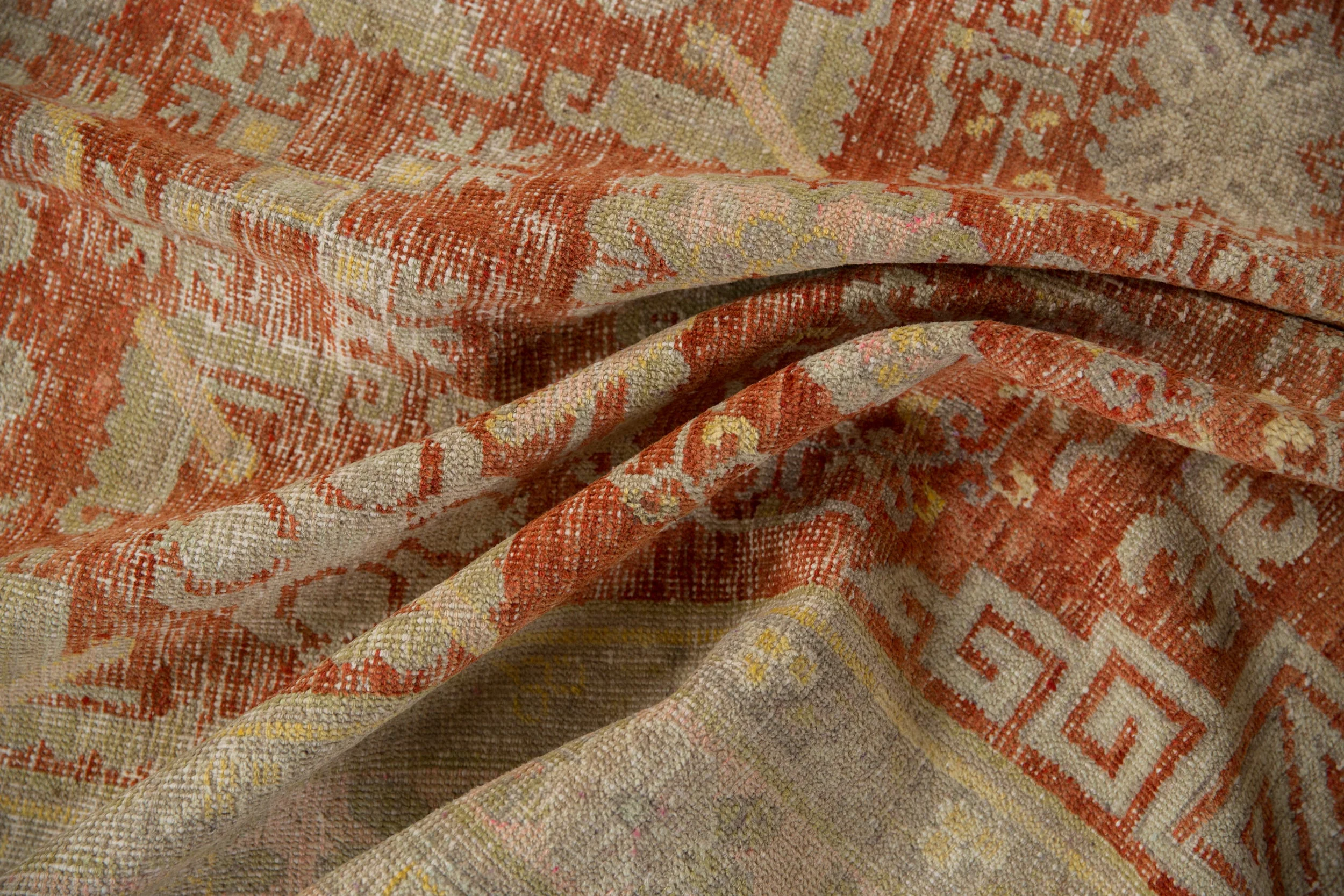 4.5x9.5 Vintage Distressed Khotan Rug Runner - Image 9