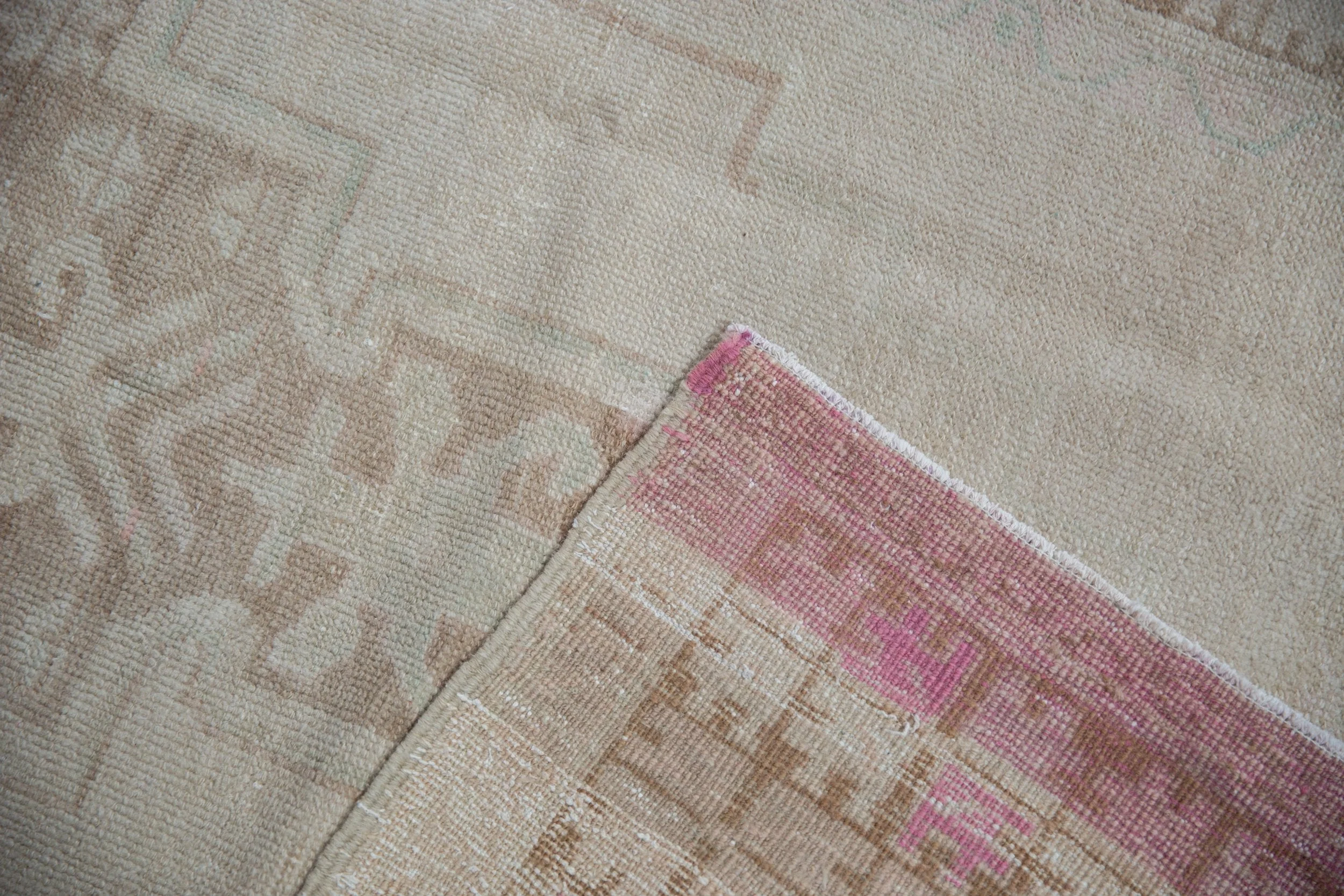 4.5x9.5 Vintage Distressed Oushak Rug Runner - Image 11
