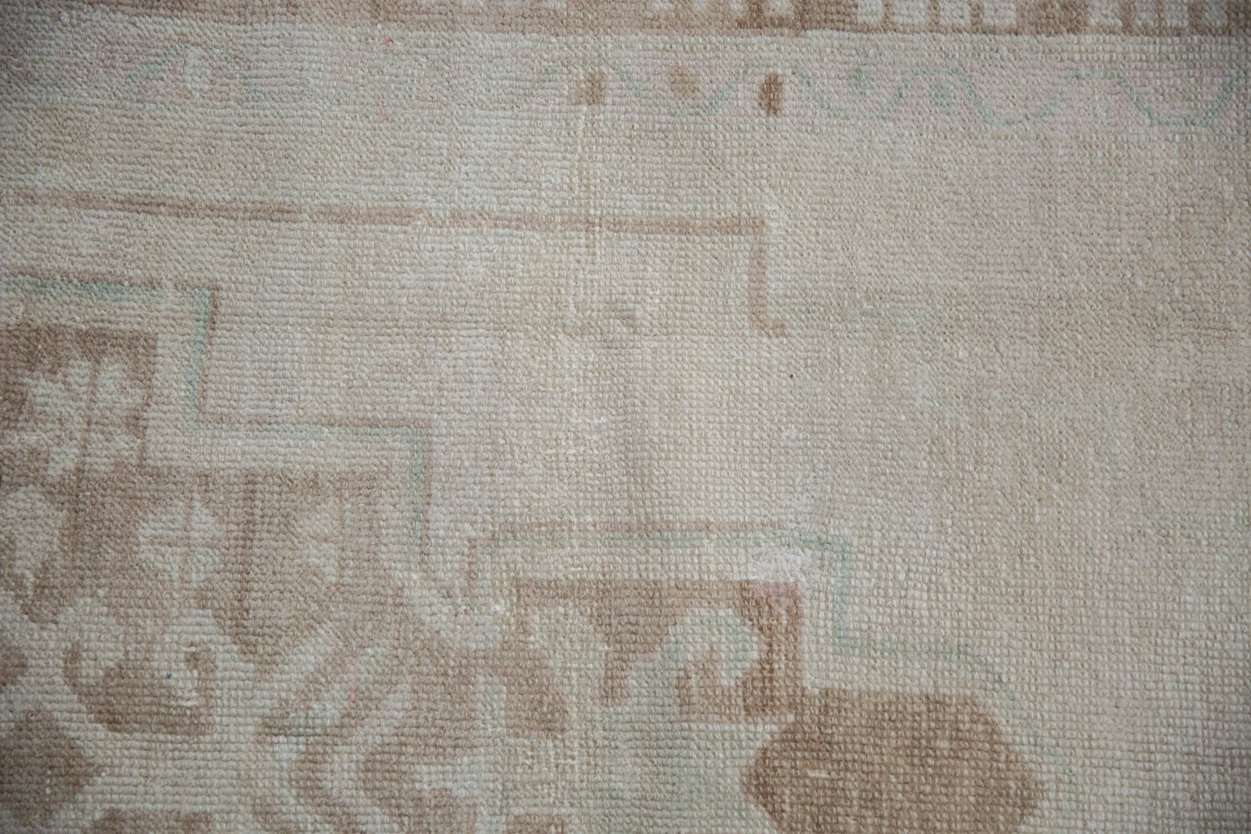 4.5x9.5 Vintage Distressed Oushak Rug Runner - Image 12