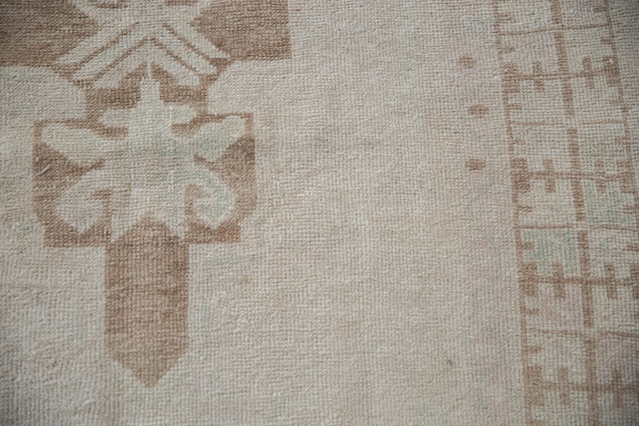 4.5x9.5 Vintage Distressed Oushak Rug Runner - Image 5