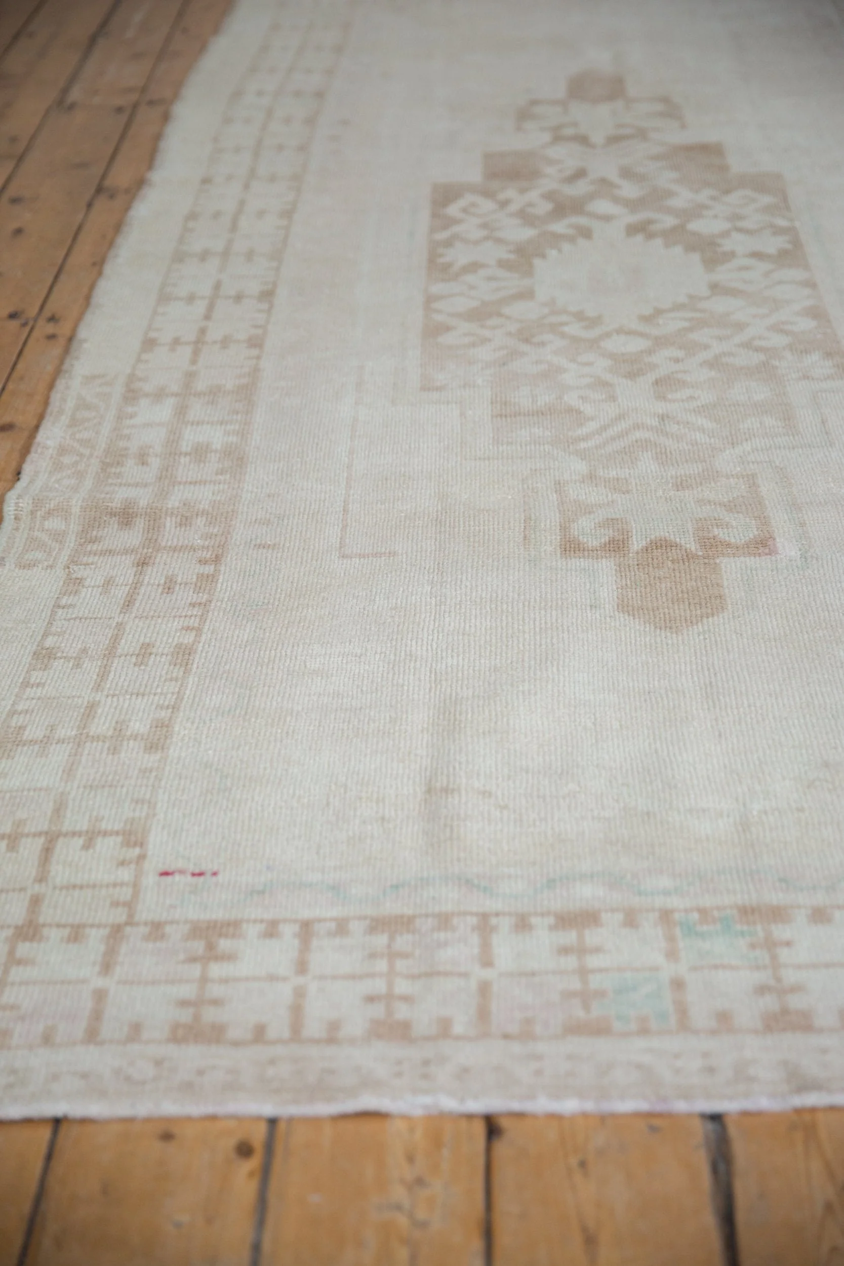 4.5x9.5 Vintage Distressed Oushak Rug Runner - Image 7
