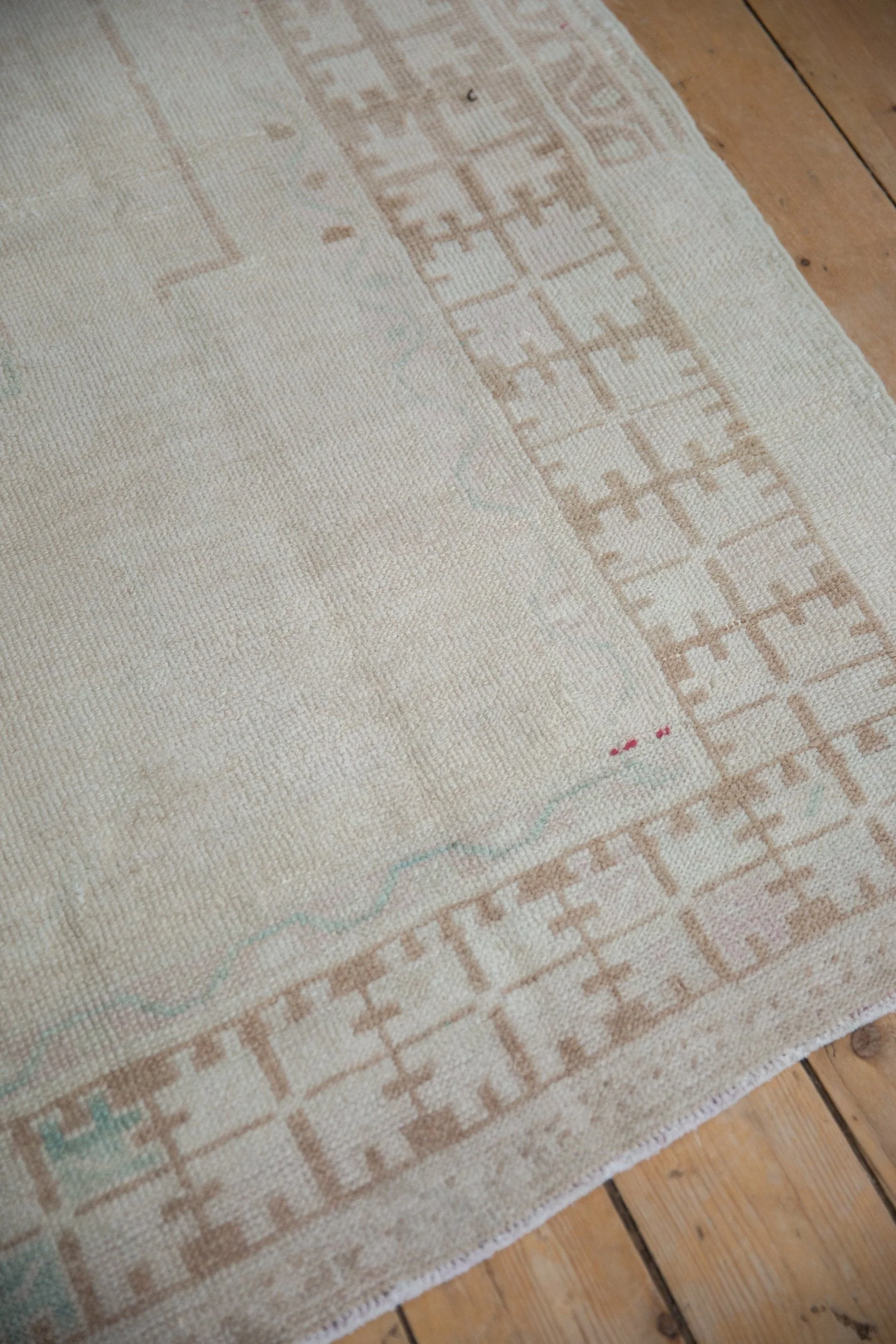 4.5x9.5 Vintage Distressed Oushak Rug Runner - Image 8