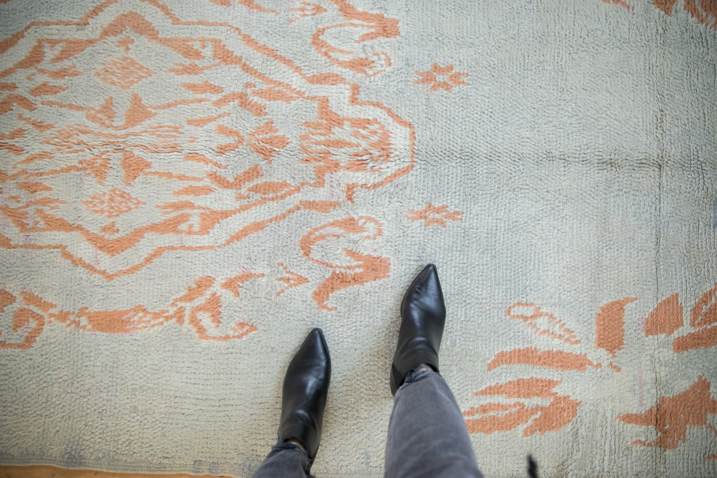 4.5x9.5 Vintage Moroccan Rug Runner - Image 2