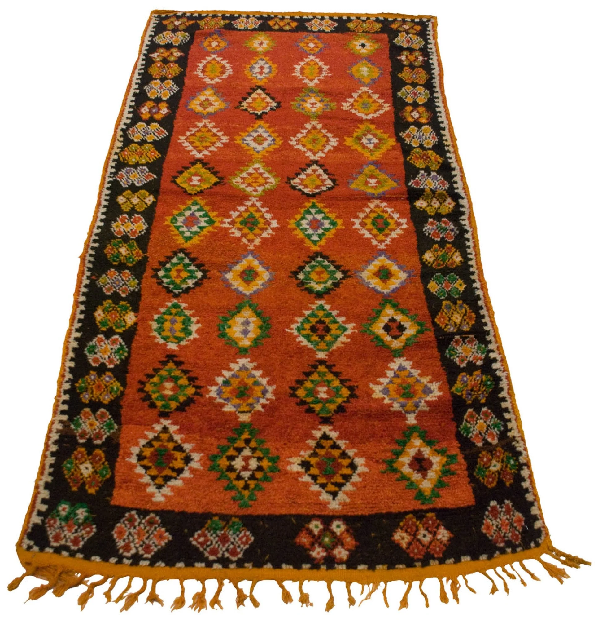 4.5x9.5 Vintage Moroccan Rug Runner - Image 2