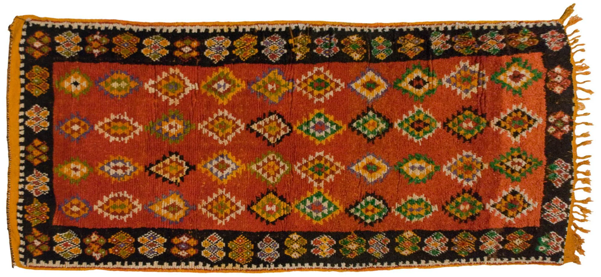 4.5x9.5 Vintage Moroccan Rug Runner - Image 3