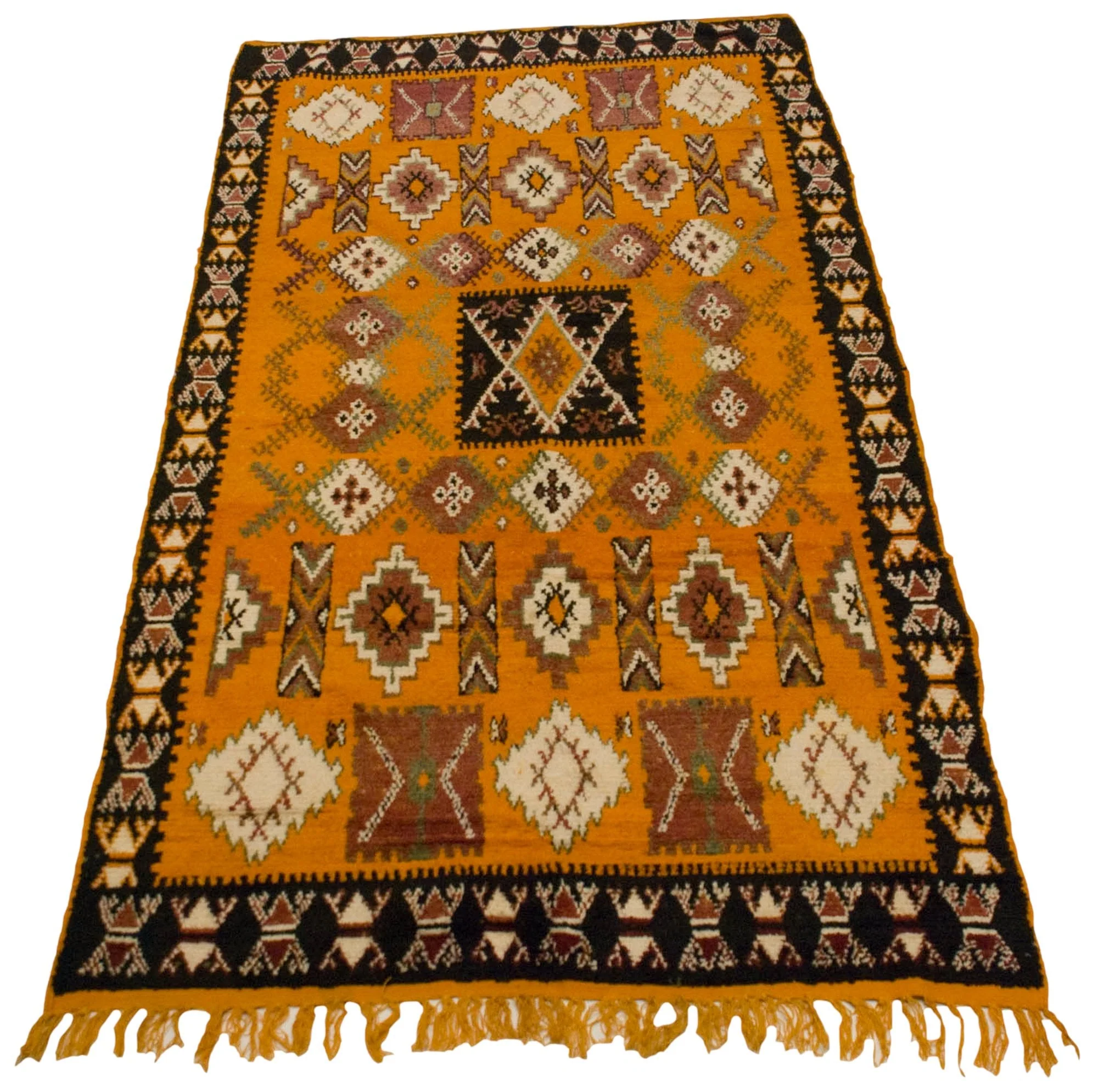 4.5x9.5 Vintage Moroccan Rug Runner - Image 4