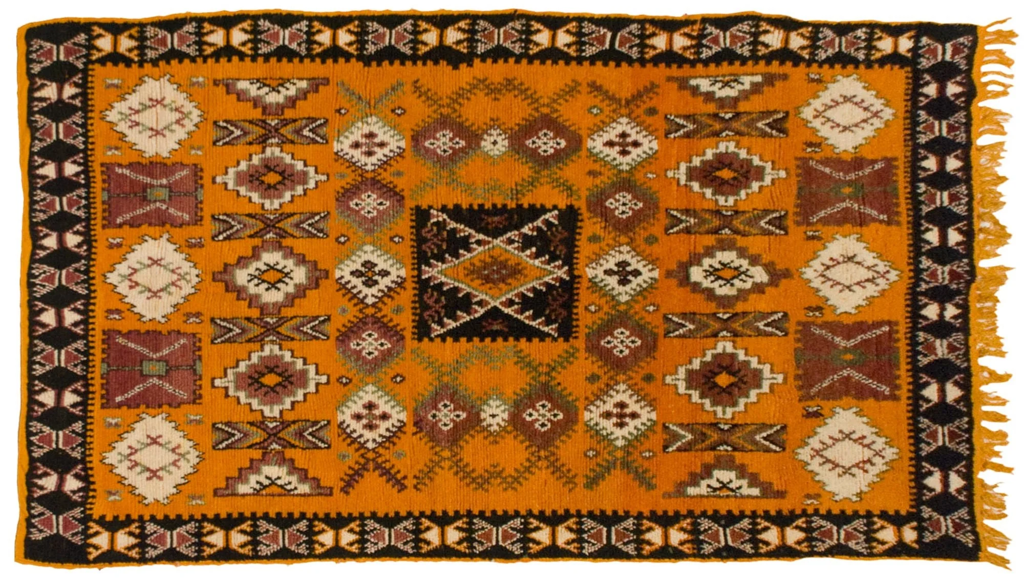 4.5x9.5 Vintage Moroccan Rug Runner - Image 6