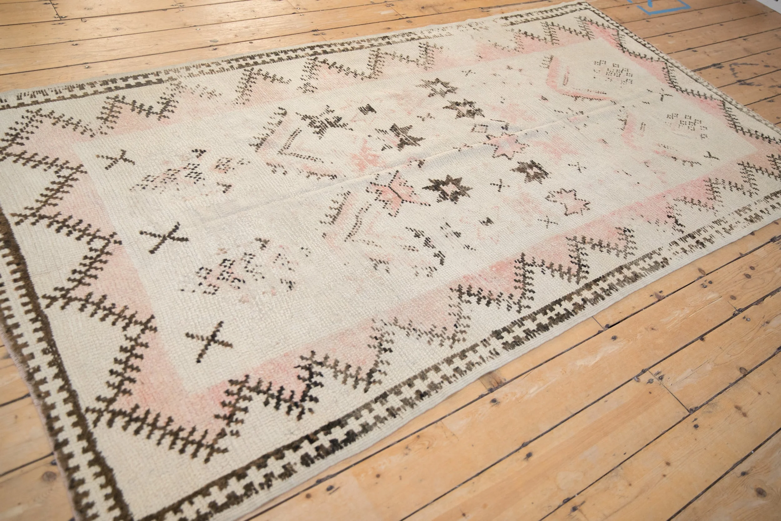 4.5x9 Vintage Distressed Moroccan Rug Runner - Image 8