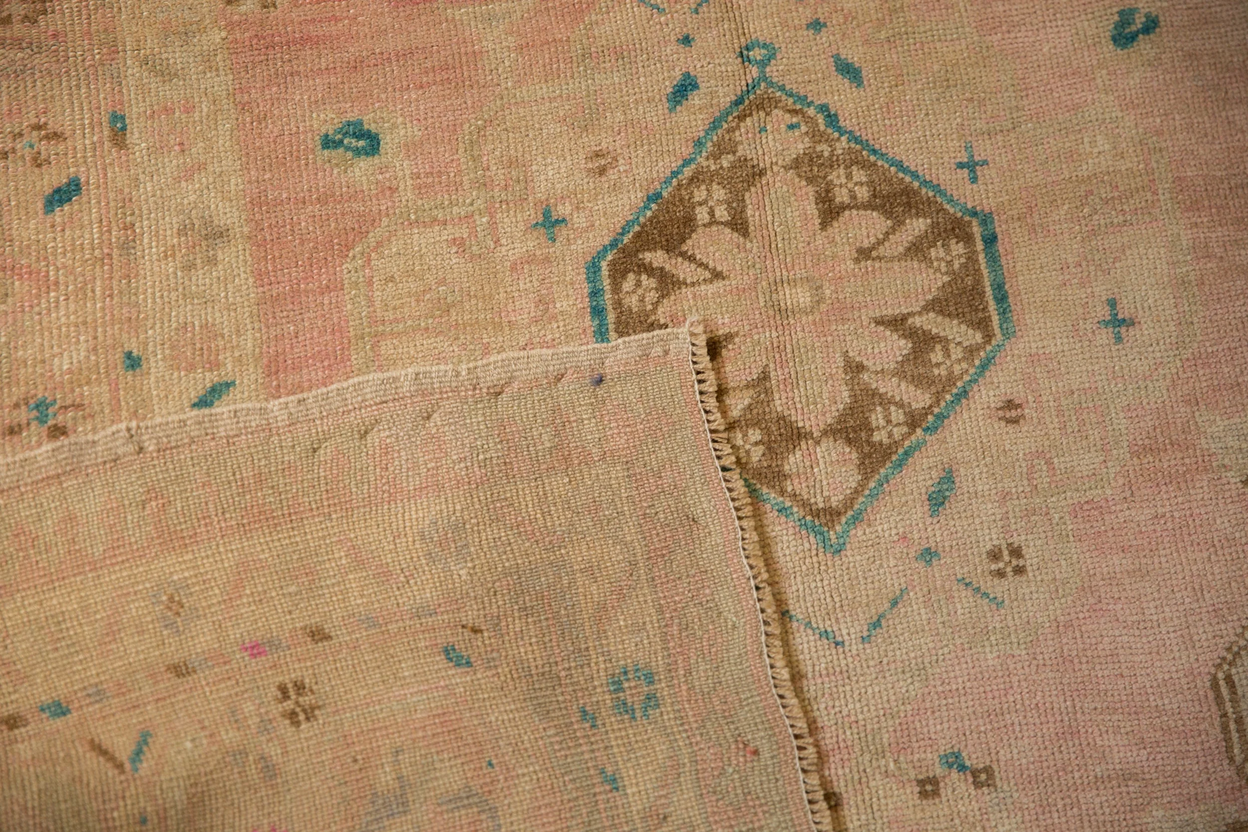 4.5x9 Vintage Distressed Oushak Rug Runner - Image 12