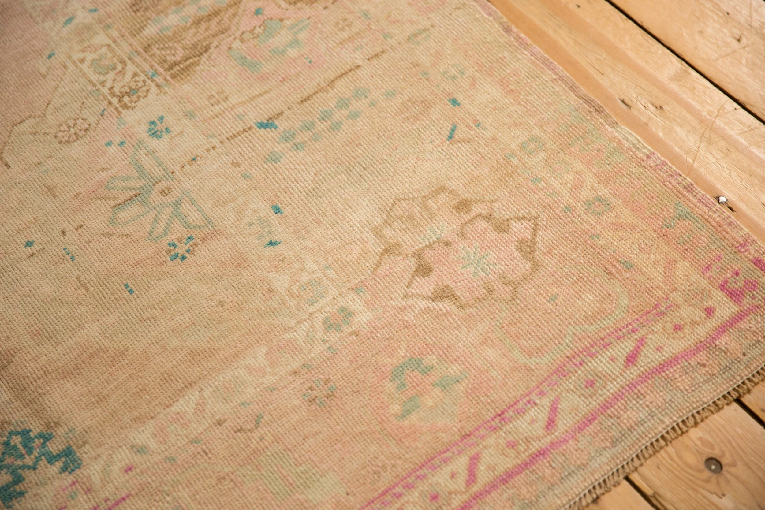 4.5x9 Vintage Distressed Oushak Rug Runner - Image 6