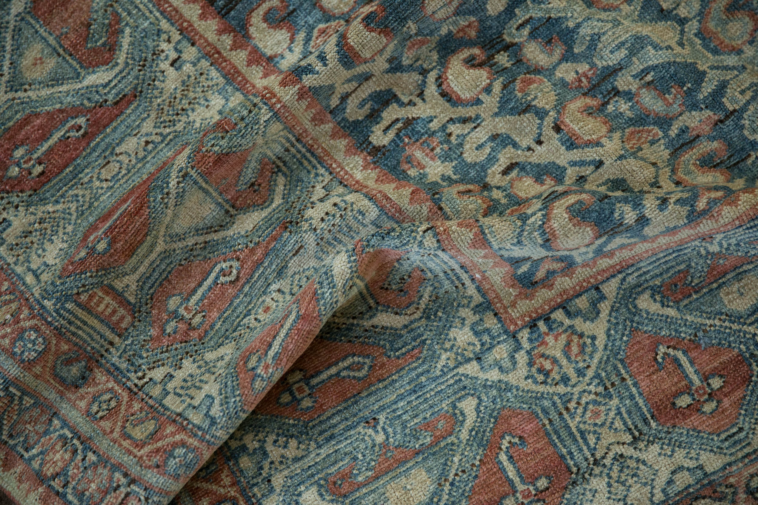 4.5x9 Vintage Fine Distressed Malayer Rug Runner - Image 10