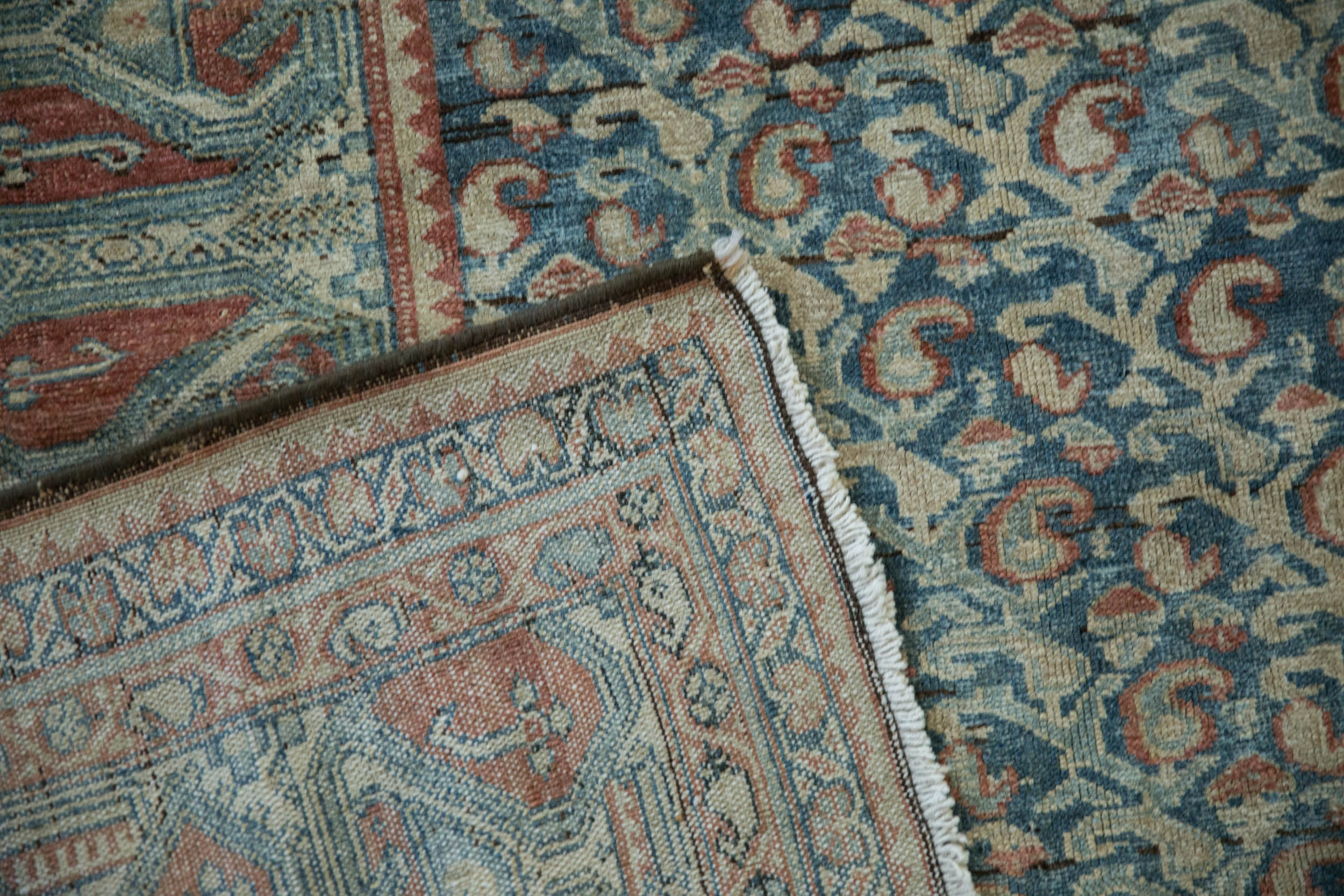 4.5x9 Vintage Fine Distressed Malayer Rug Runner - Image 11